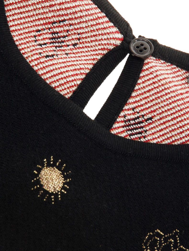 Alexander McQueen Alexander McQUEEN Embroidered flower knitted dress 2504-Nex Size M / US 6-8 / IT 42-44 - 6 Thumbnail