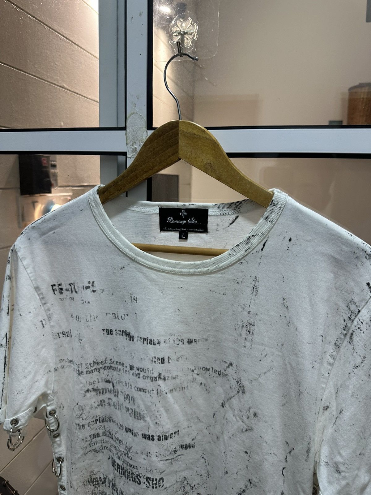 Seditionaries Vintage Bernings Sho Poem Studded/Ring T-Shirt Size US M / EU 48-50 / 2 - 21 Thumbnail