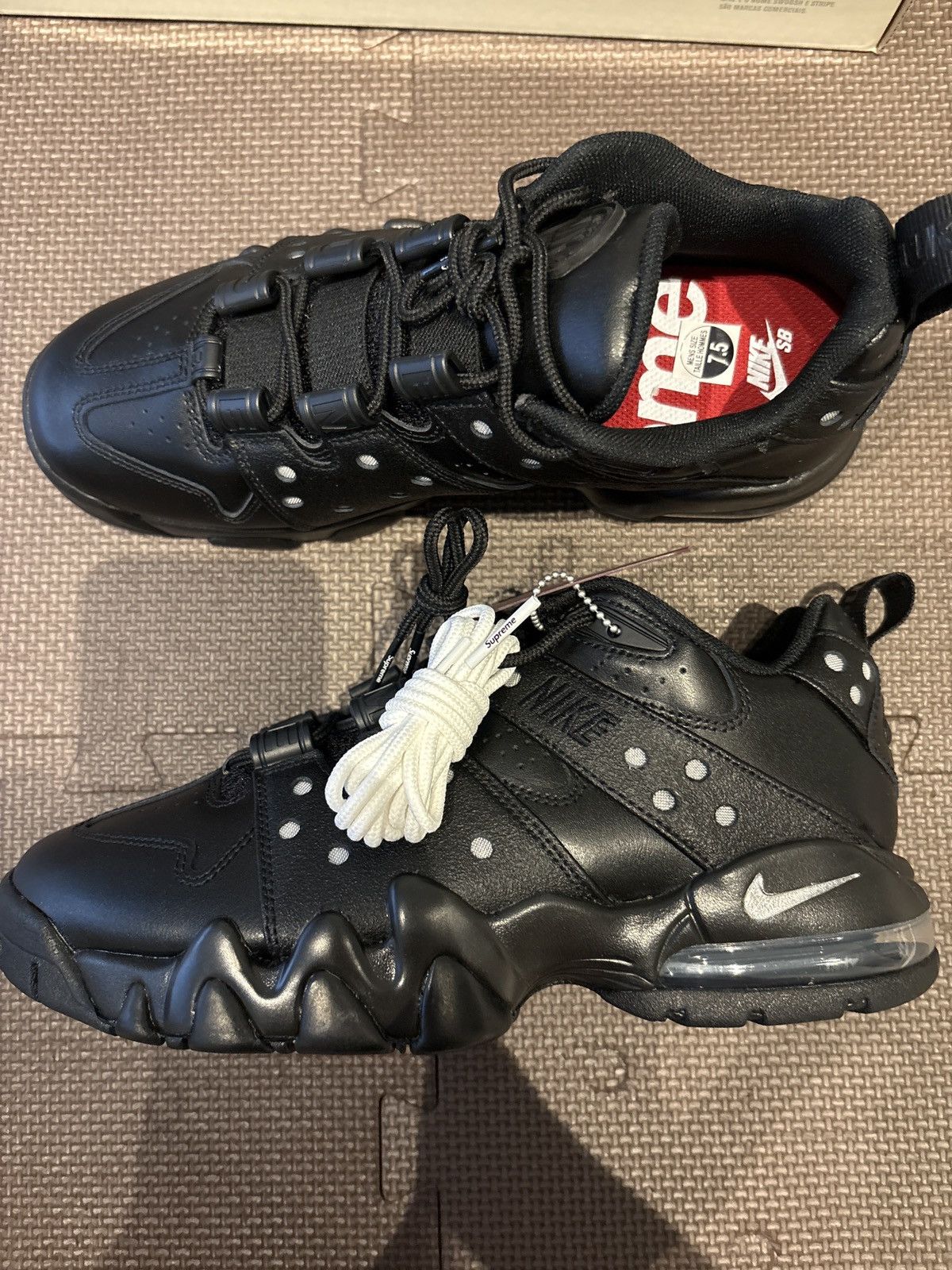 Nike × Supreme Nike SB Air Max 2 CB '94 Low “Black” Size US 7.5 / EU 40-41 - 5 Thumbnail