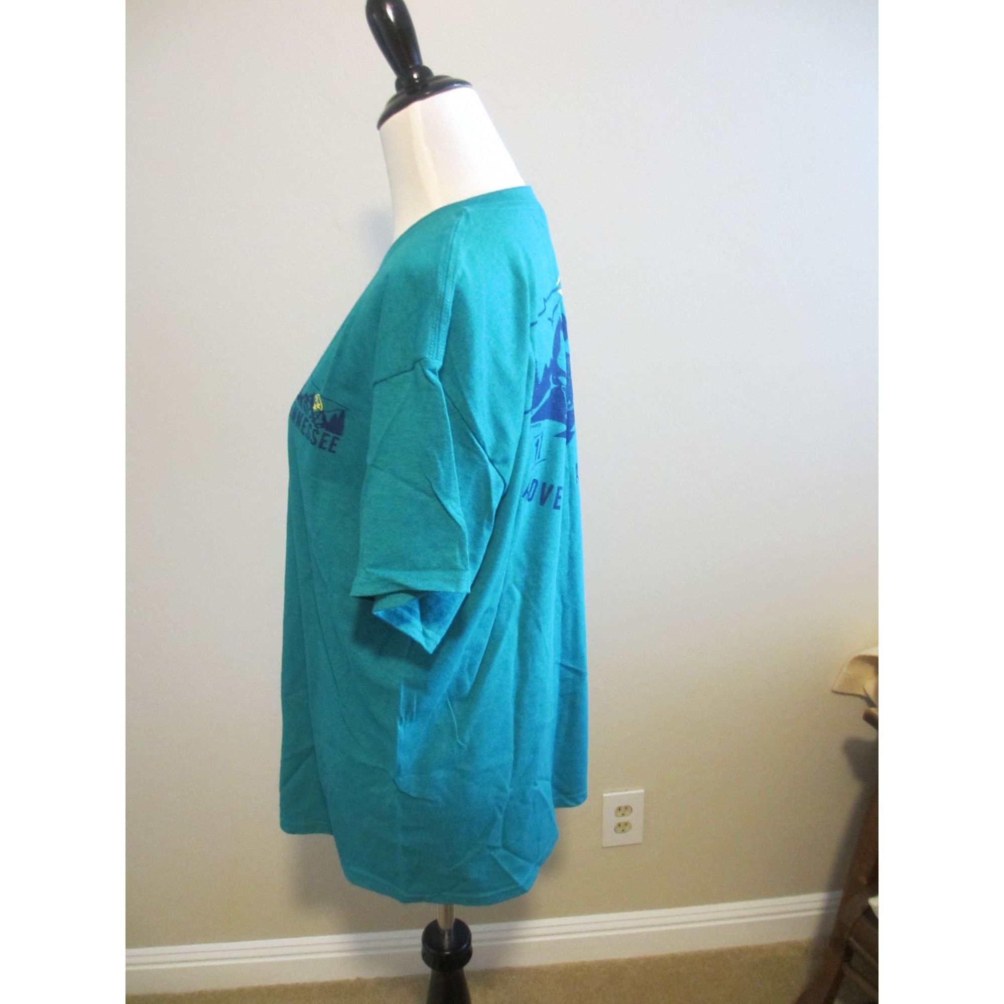 Gildan TENNESSEE TEAL TSHIRT LARGE NEW Size L / US 10 / IT 46 - 3 Thumbnail