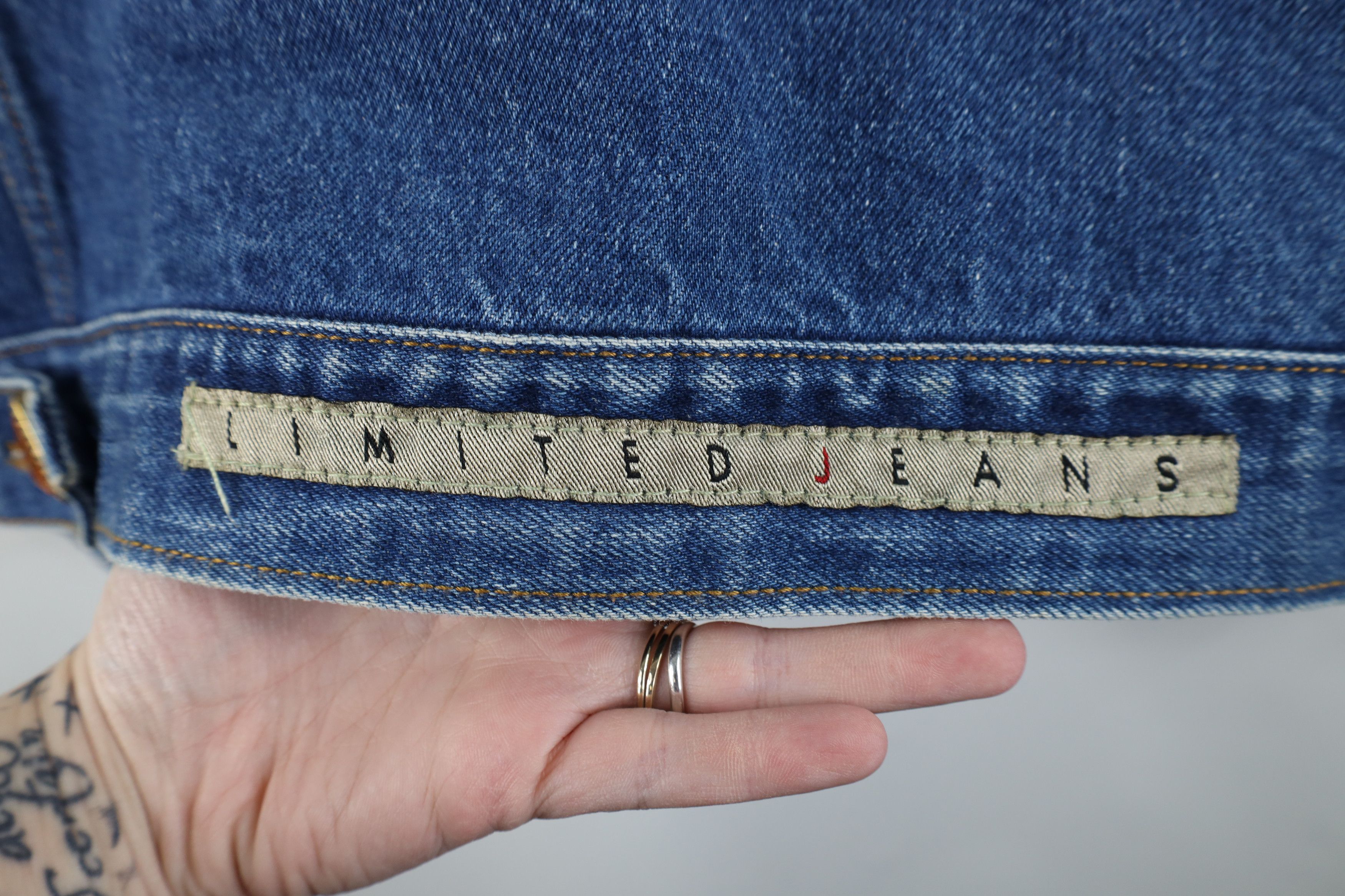 Vintage Vintage 90s Streetwear Jeweled Denim Jean Trucker Jacket Size XL / US 12-14 / IT 48-50 - 11 Thumbnail
