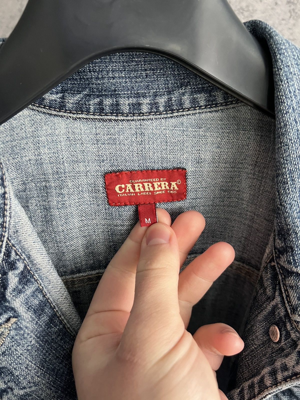 Carrera Vintage Carrera Denim Jacket 2000s Y2K Jacket Size M Size M / US 6-8 / IT 42-44 - 4 Thumbnail