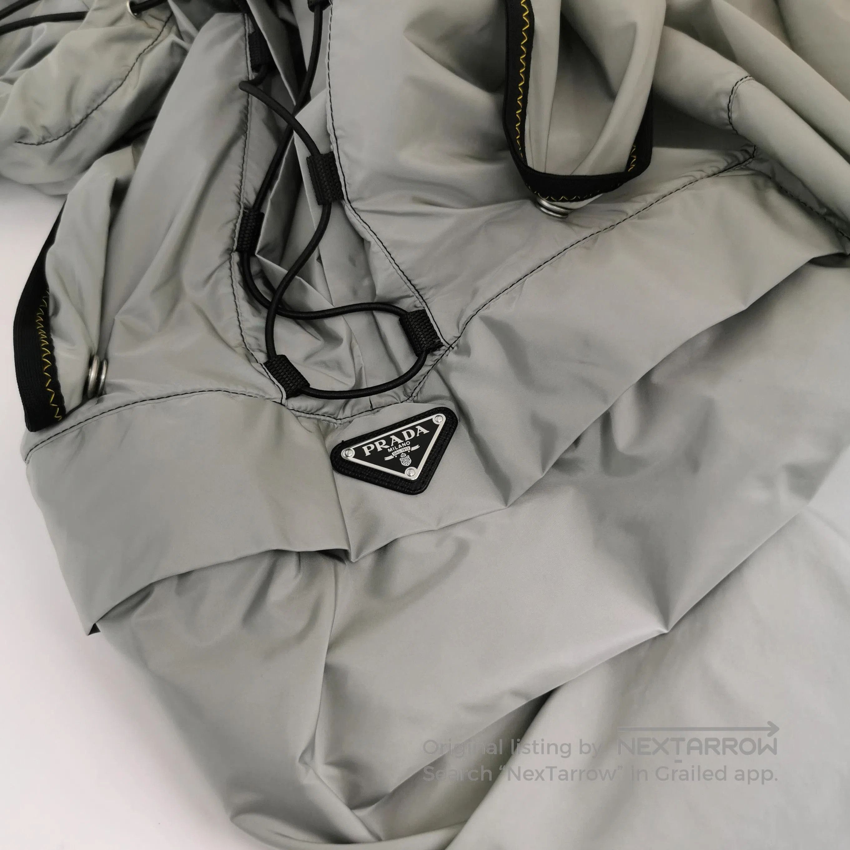 Prada Prada Hooded Cape with Triangle Logo . Size XXS / US 00 / IT 34 - 2 Thumbnail