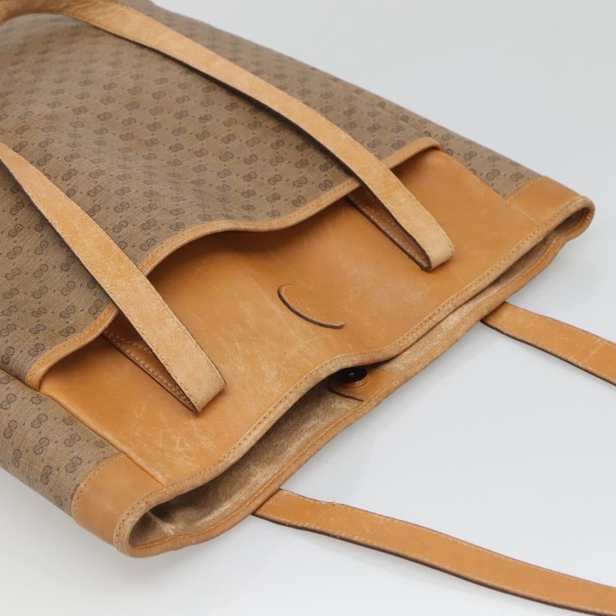 Gucci GUCCI Micro GG Canvas Tote Bag Pvc Beige Gold 002 123 002 Size ONE SIZE - 6 Thumbnail