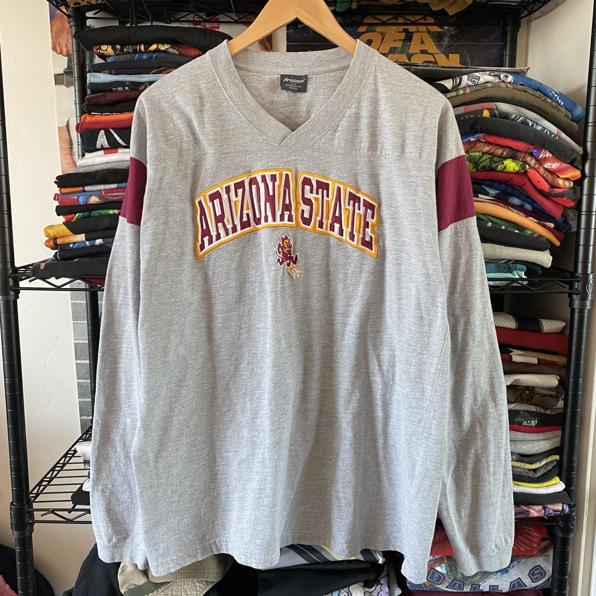 Pro Edge Vintage ASU Sun Devils T-Shirt Longsleeve Collegiate Y2K Size US XL / EU 56 / 4 - 1 Thumbnail