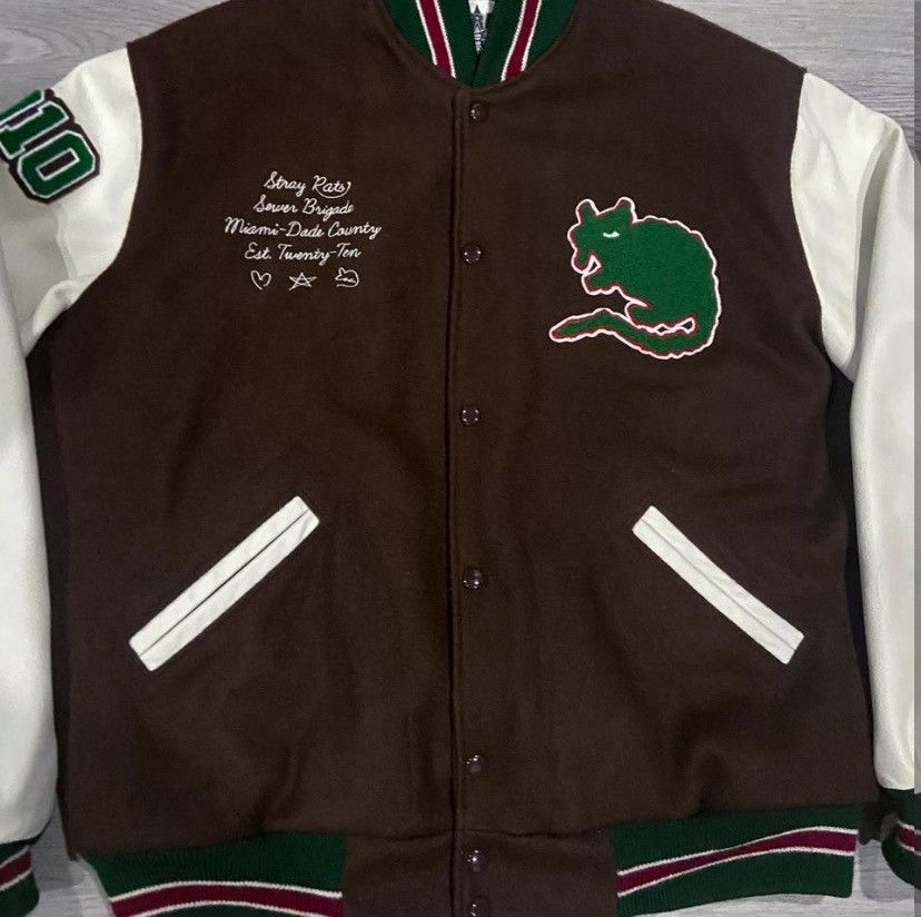 Stray Rats 10 Year Varsity Jacket | Grailed