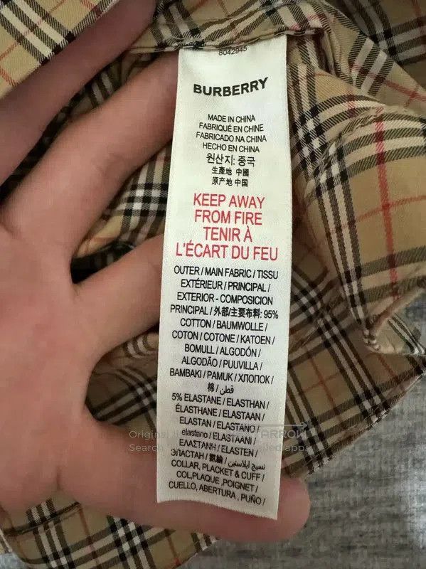 Burberry Burberry Check Cotton Logo Women's T-Shirt. Size XS / US 0-2 / IT 36-38 - 5 Thumbnail