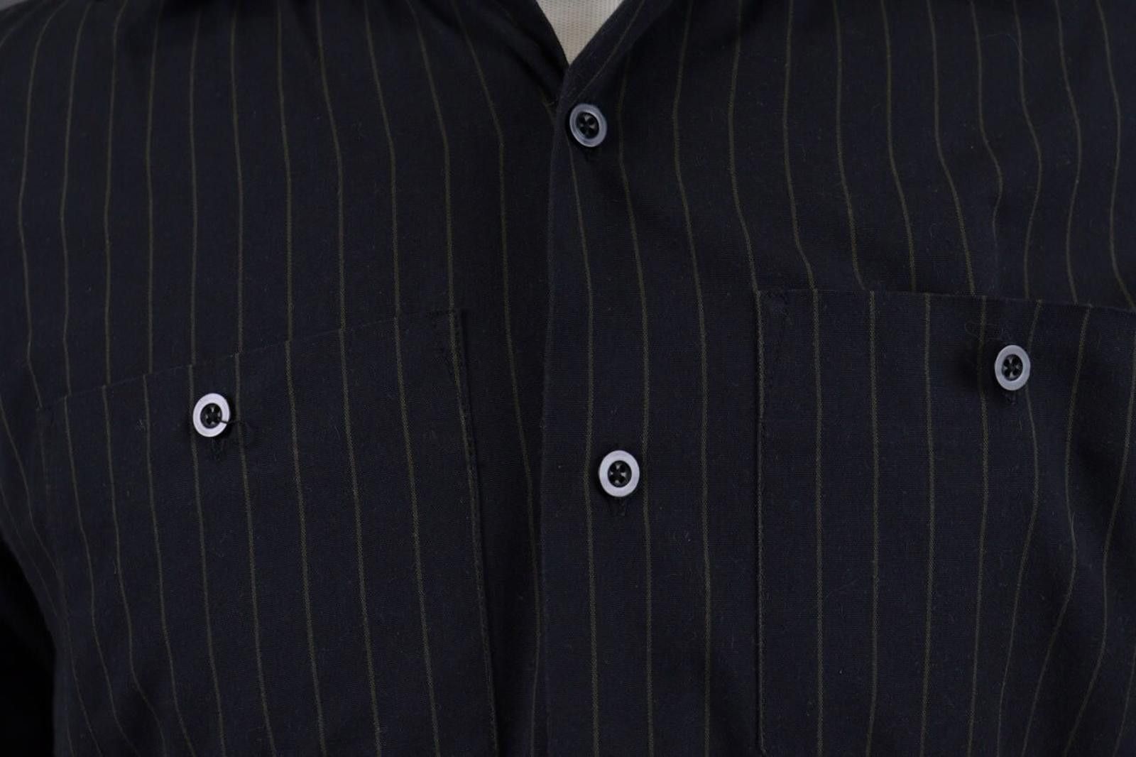 Carhartt Carhartt Black Striped Long Sleeve Overshirt Size M Size US M / EU 48-50 / 2 - 6 Thumbnail