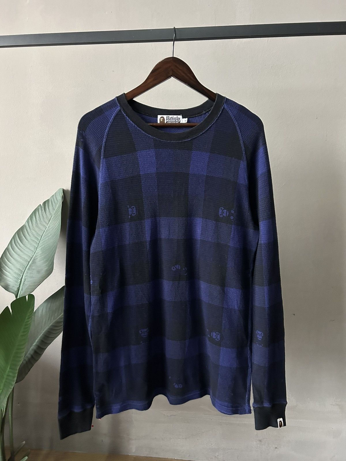 Bape Bape Japan Monogram Long Sleeve Size US XL / EU 56 / 4 - 1 Thumbnail