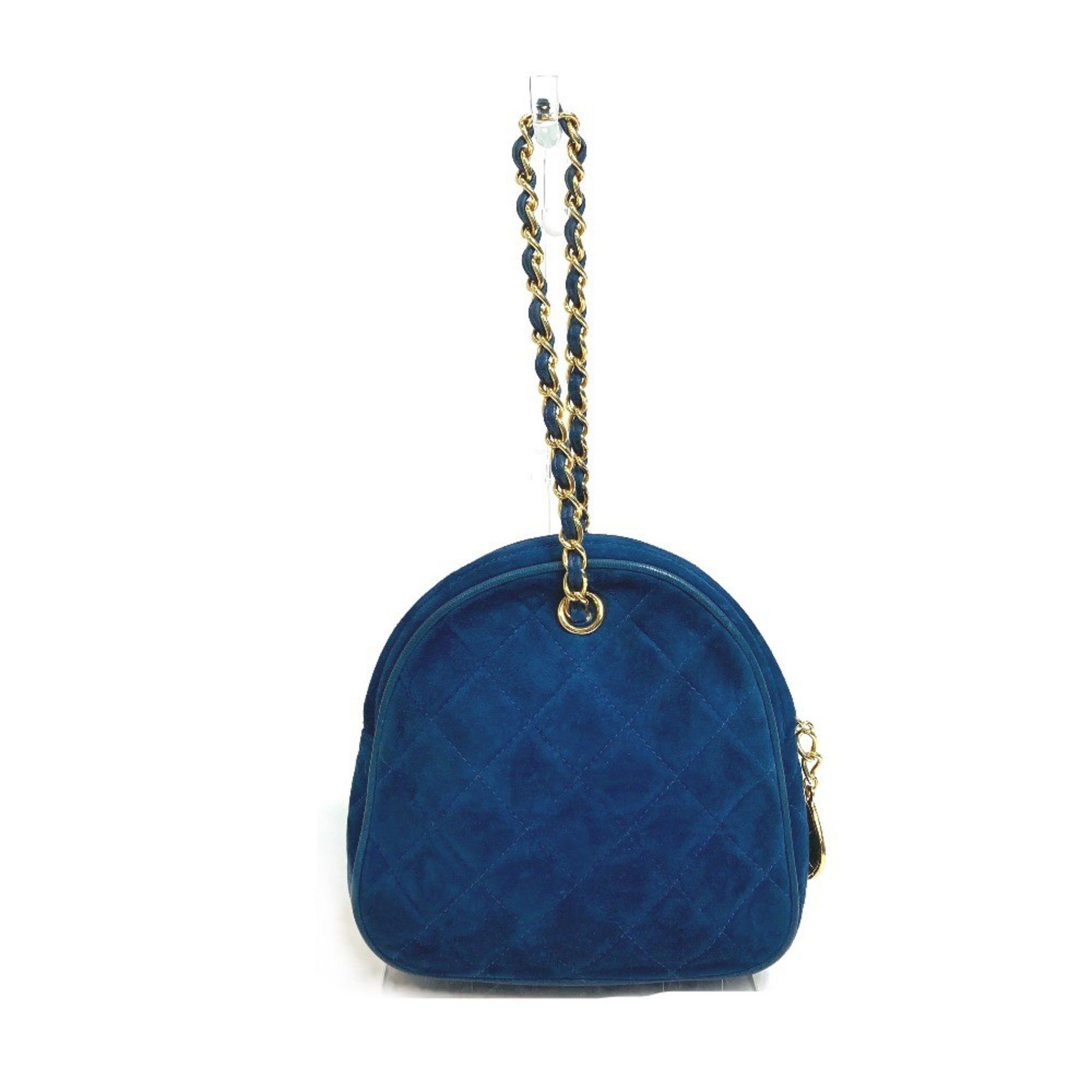Chanel Chanel CC Mark CC bag party bag Hand Bag blue GoldHardware Size ONE SIZE - 1 Thumbnail