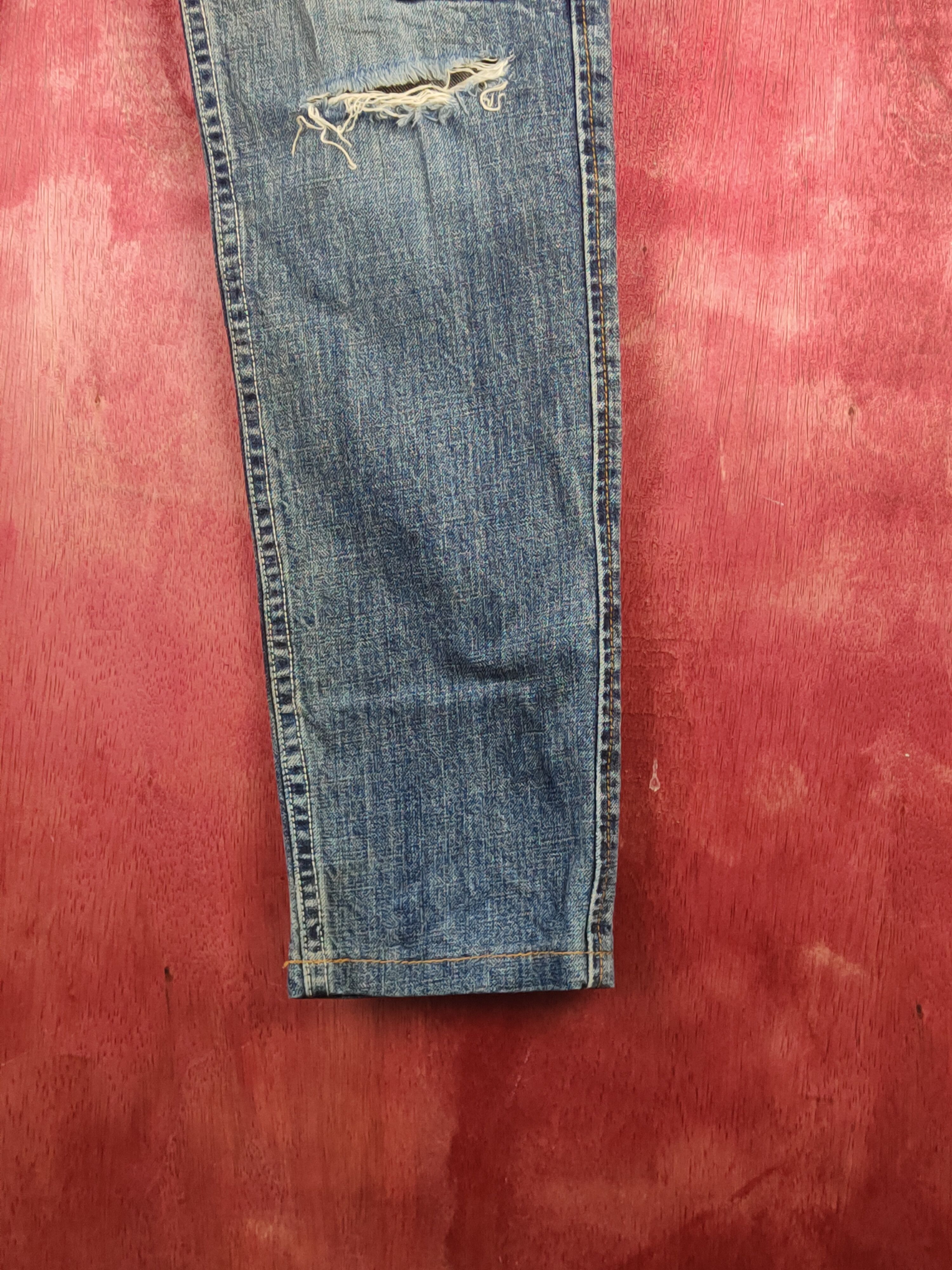 Dickies Dickies Dark Blue Distressed Ripped Jeans #S2365 Size US 30 / EU 46 - 6 Thumbnail