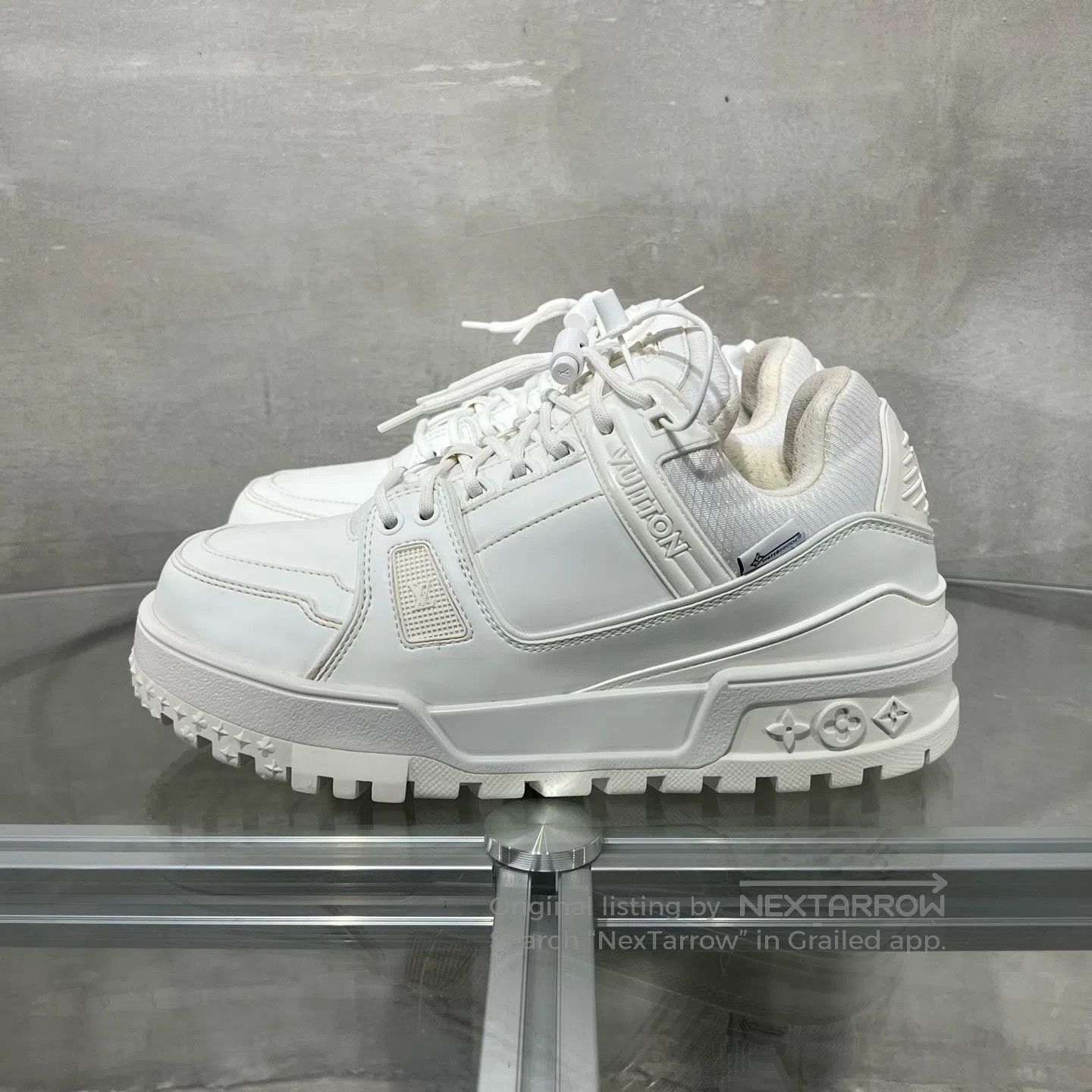 Louis Vuitton Louis Vuitton SKI Trainer Series White Plump Ding shoes Size US 7.5 / EU 40-41 - 3 Thumbnail