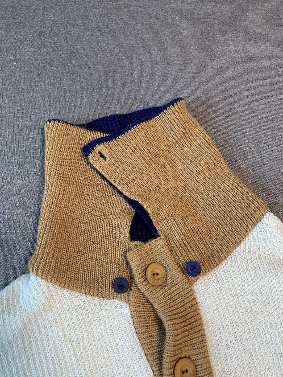 Japanese Brand Kansai Yamamoto O2 Artand Craft Knitted Cardigan Made Japan Size US M / EU 48-50 / 2 - 9 Thumbnail