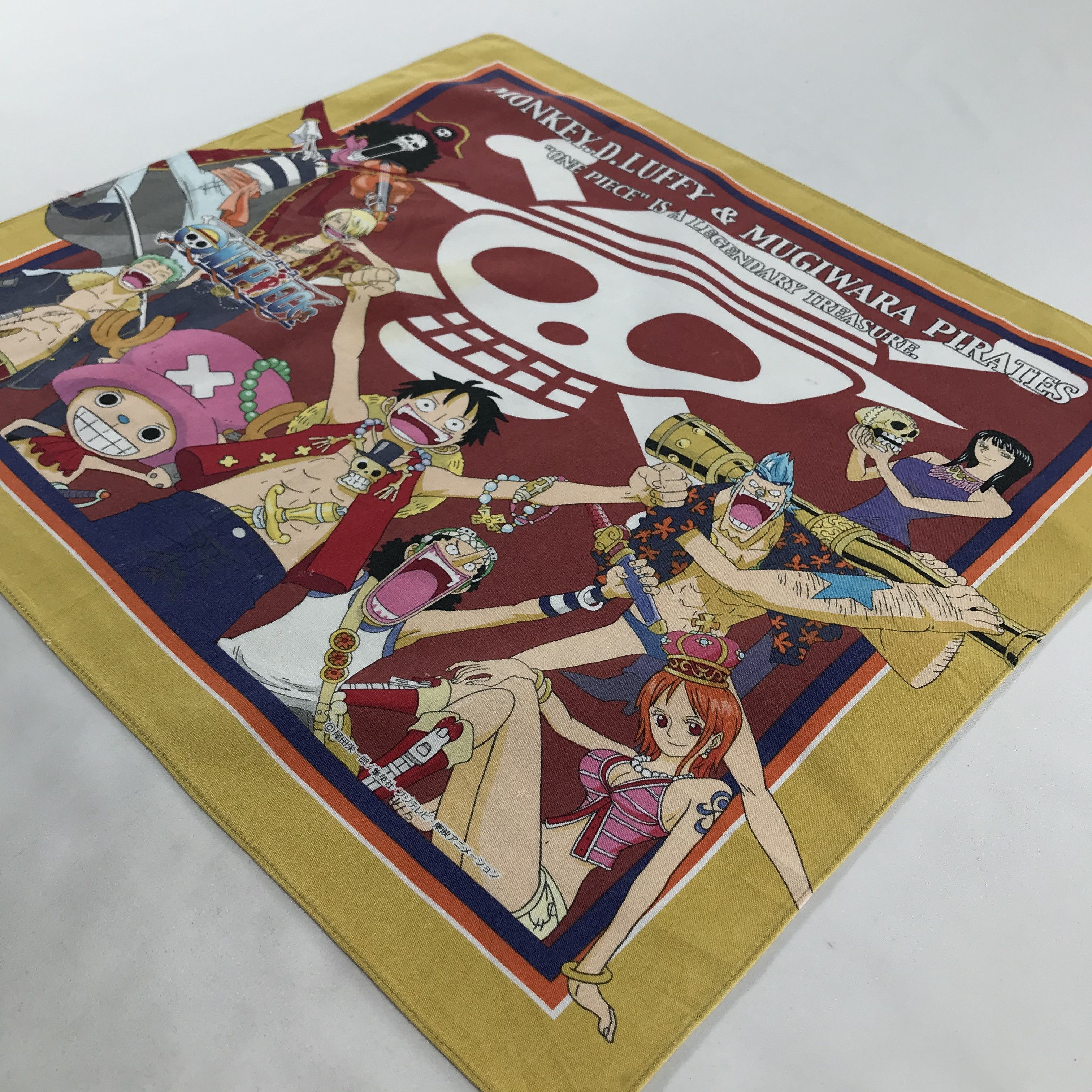One Piece × Vintage One Piece Bandana / Handkerchief / Neckerchief - S1801 Size ONE SIZE - 2 Thumbnail