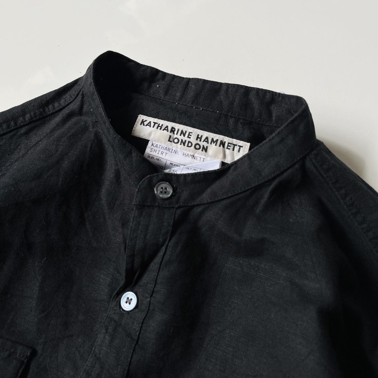 Katharine Hamnett London Katharnie Hamnet London Stand Collar Shirt Size US S / EU 44-46 / 1 - 3 Thumbnail