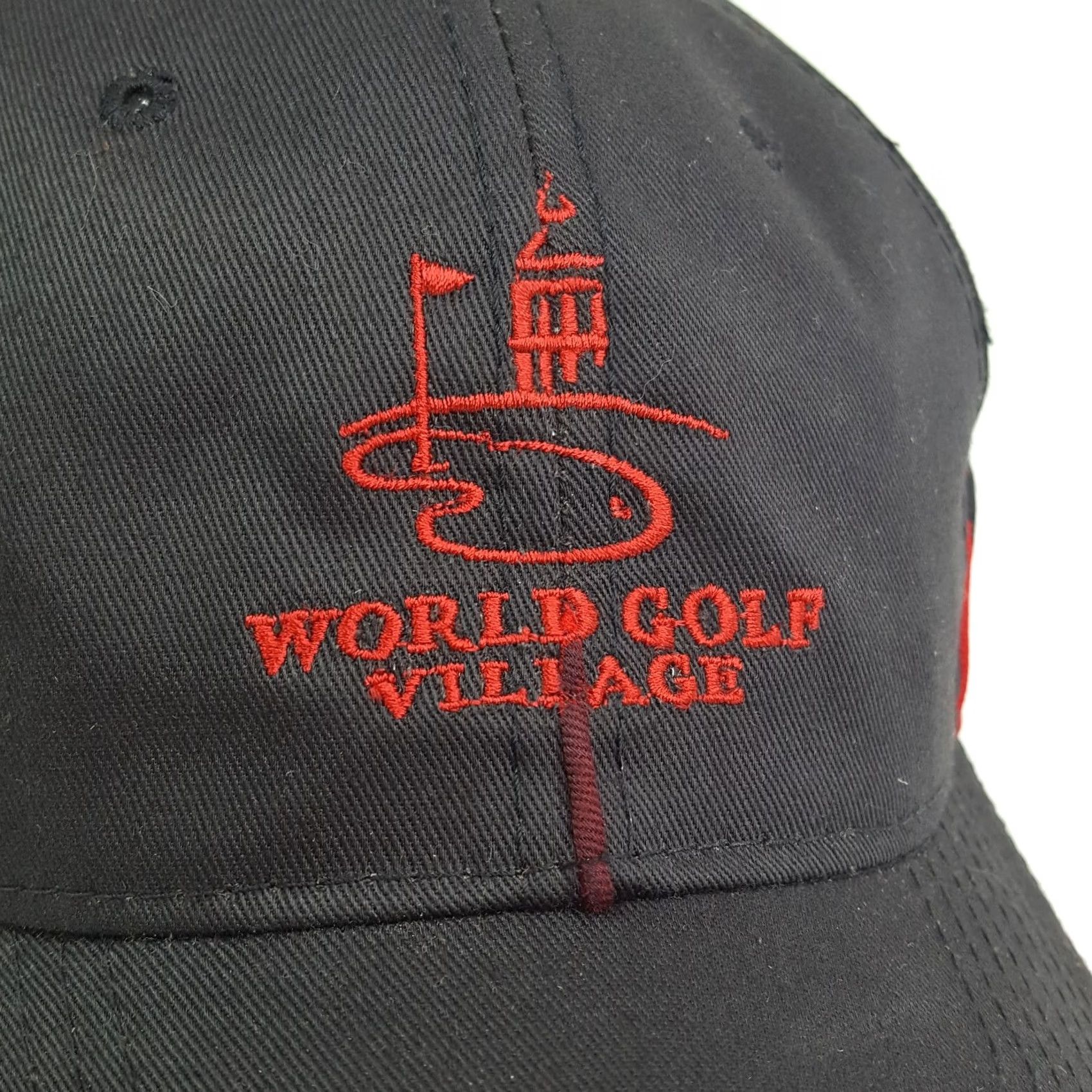 Vintage VINTAGE Town Talk PGA Adjustable Snapback Hat Baseball Cap Black Twill Cotton Golf Village 90s Retro Solid Embroidered Sports Men Mens Size ONE SIZE - 5 Thumbnail