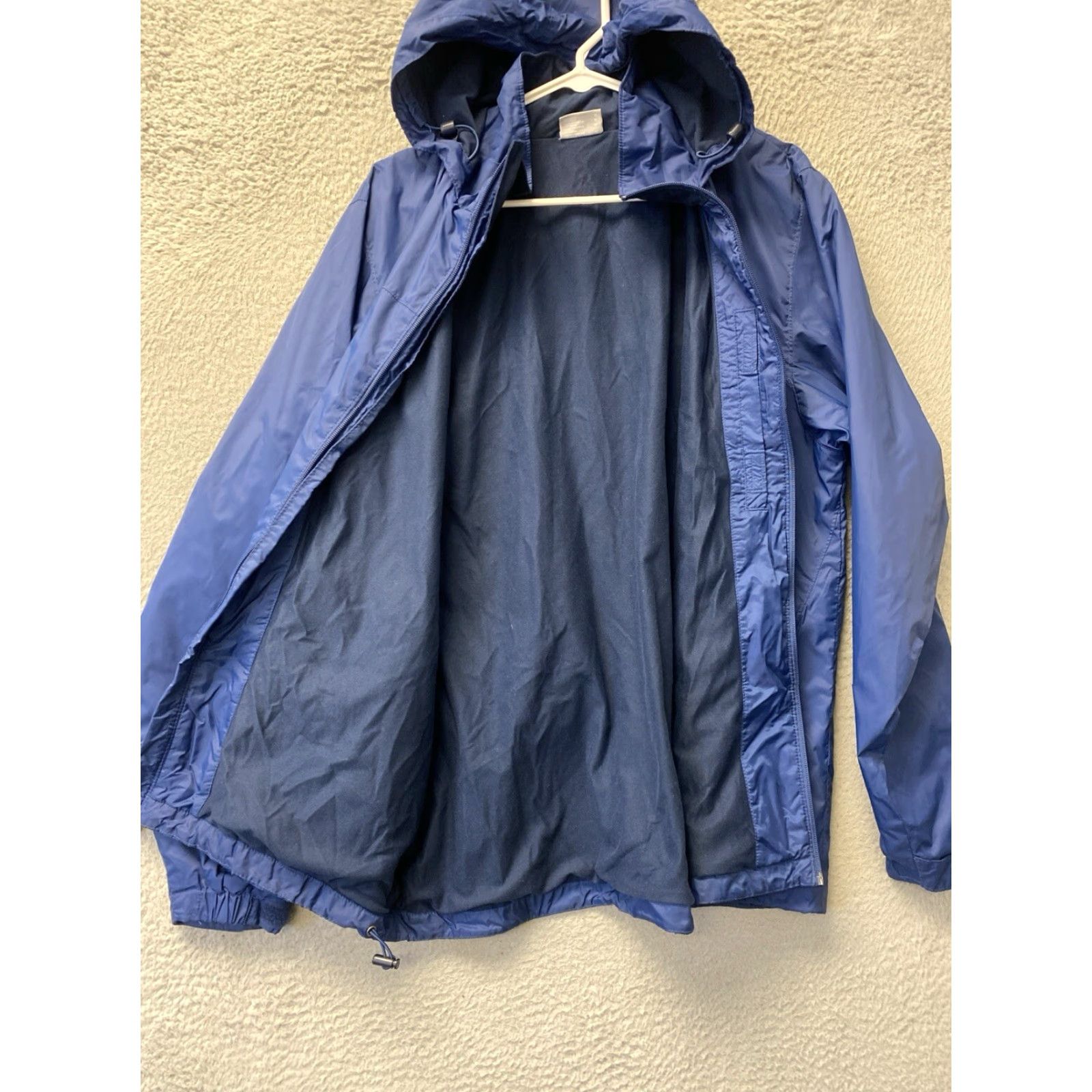 Vintage Columbia Jacket Men Lined Polyester Nylon Hooded Full Zip Blue Regular M / 30-77 Jacket Rain Coat / Njohn? Size US M / EU 48-50 / 2 - 5 Thumbnail