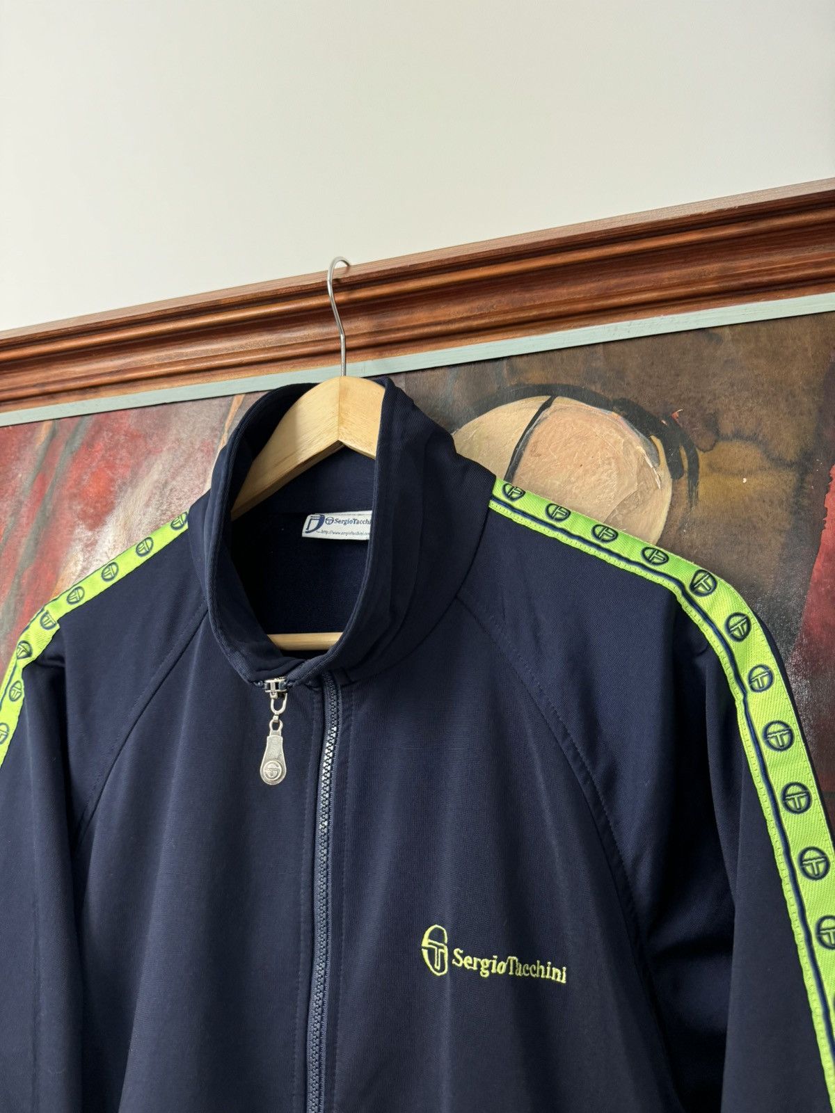 Sergio Tacchini Vintage Sergio Tacchini Track Top Suit Jacket 90s Hype Size US M / EU 48-50 / 2 - 2 Thumbnail