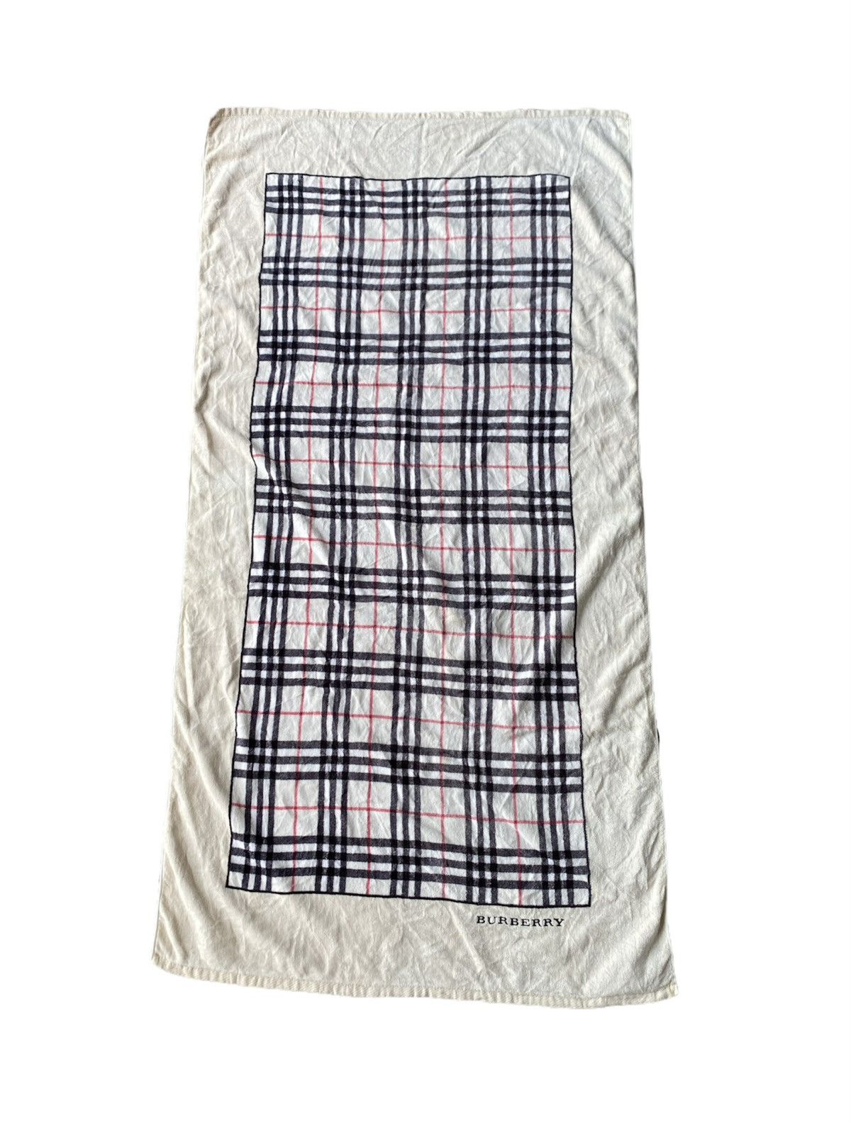 Burberry × Designer × Vintage AUTHENTIC VINTAGE BURBERRYS BATH TOWEL Size ONE SIZE - 1 Thumbnail