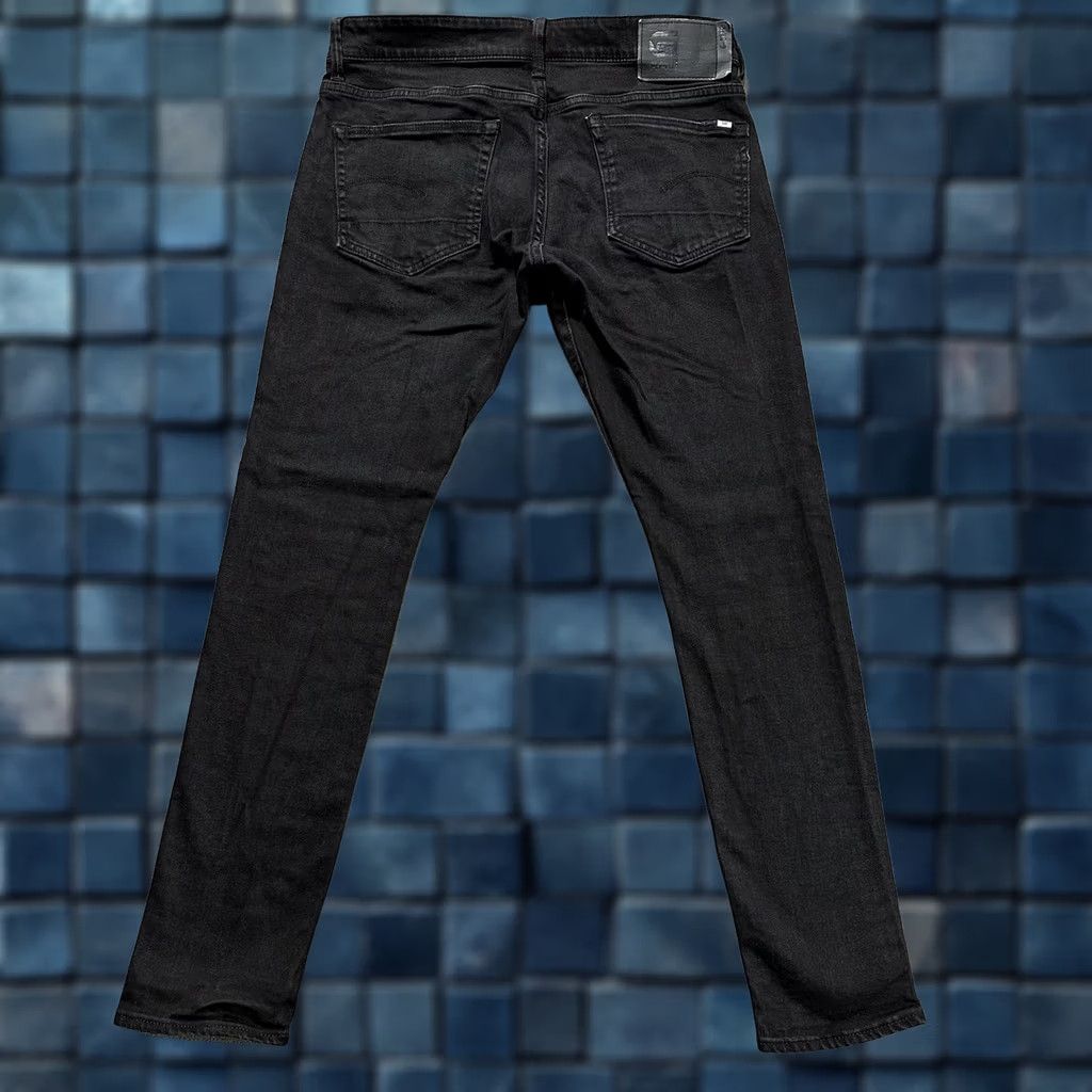 G-Star VINTAGE G-Star Jeans Mens 33x32 Faded Black 3301 Skinny Size US 33 - 1 Thumbnail