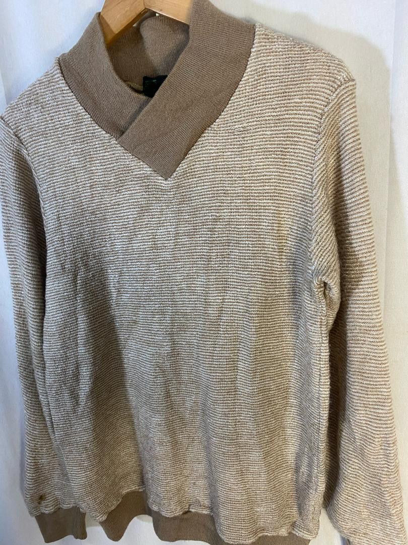 Japanese Brand × Vintage Vintage Beaut green wool sweatshirt Size US S / EU 44-46 / 1 - 1 Thumbnail