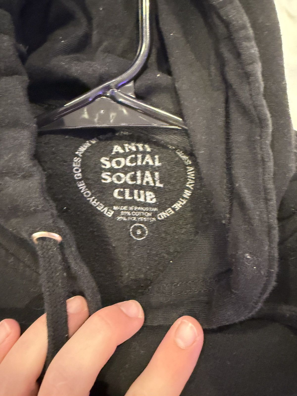 Anti Social Social Club Anti Social Club hoodie black Size US S / EU 44-46 / 1 - 3 Thumbnail