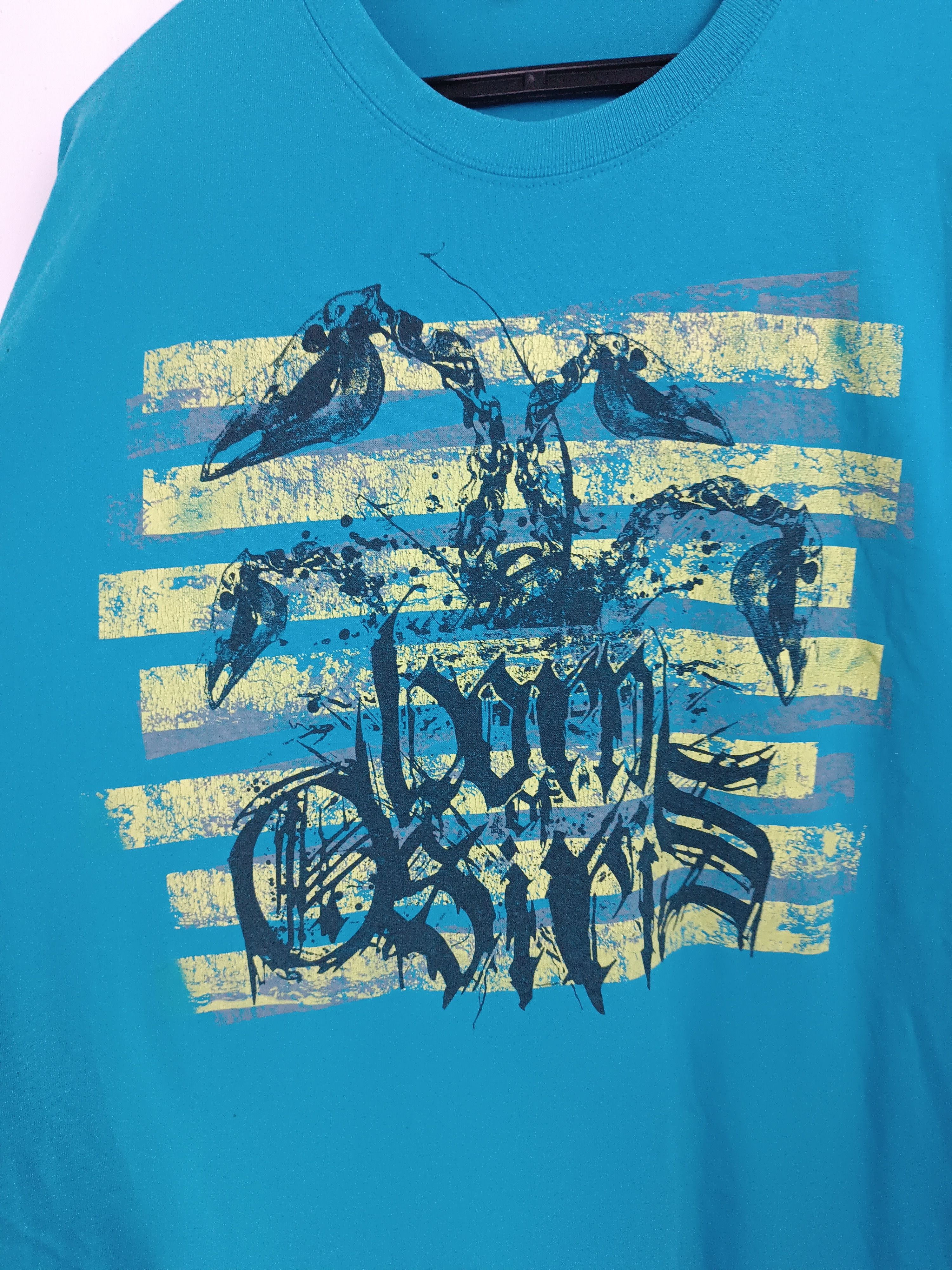 Band Tees VINTAGE 2000s BORN OF OSIRIS METALCORE maya suicide grin Size US L / EU 52-54 / 3 - 10 Thumbnail