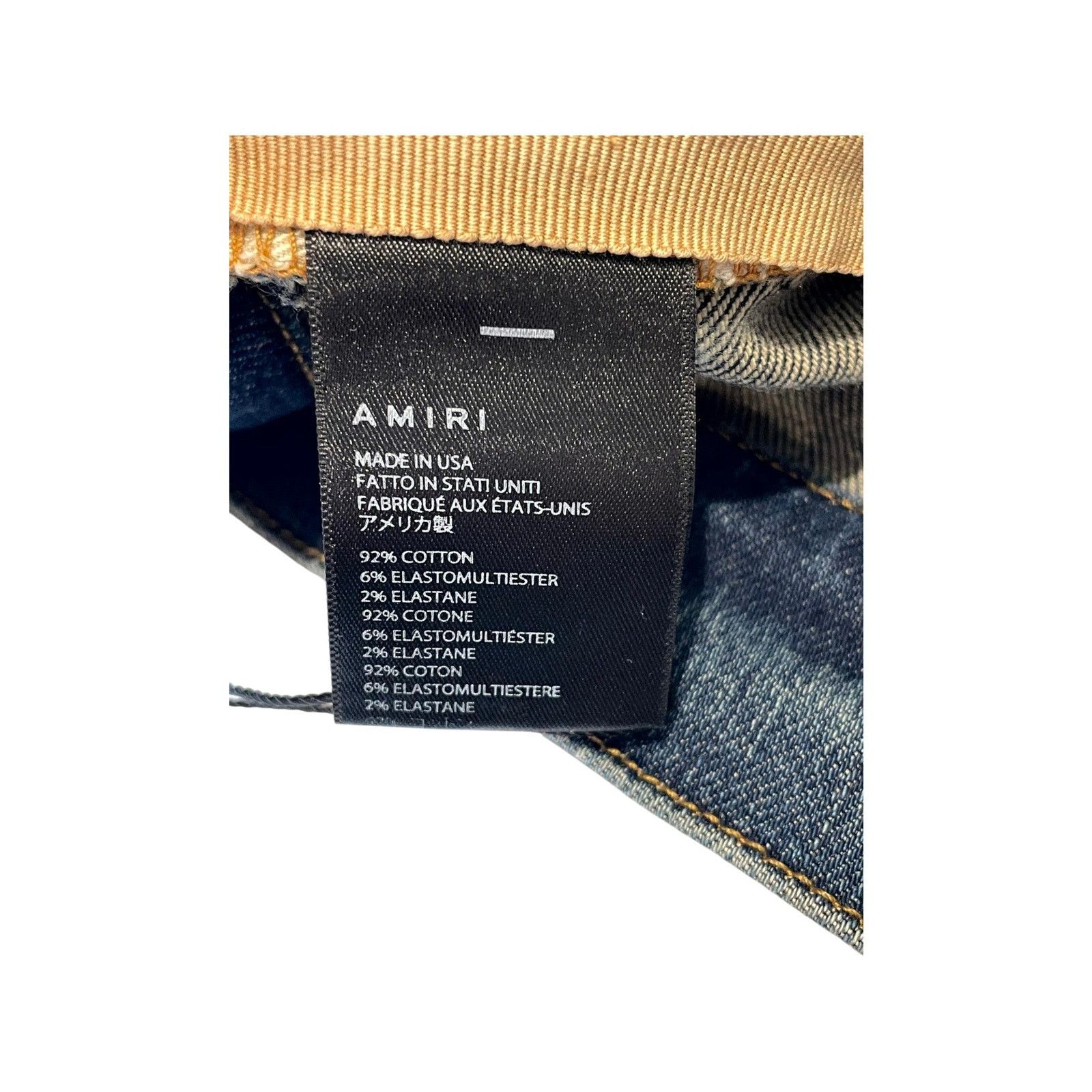 Amiri Amiri "Classic Shotgun" Deep Jeans Size US 38 / EU 54 - 4 Thumbnail
