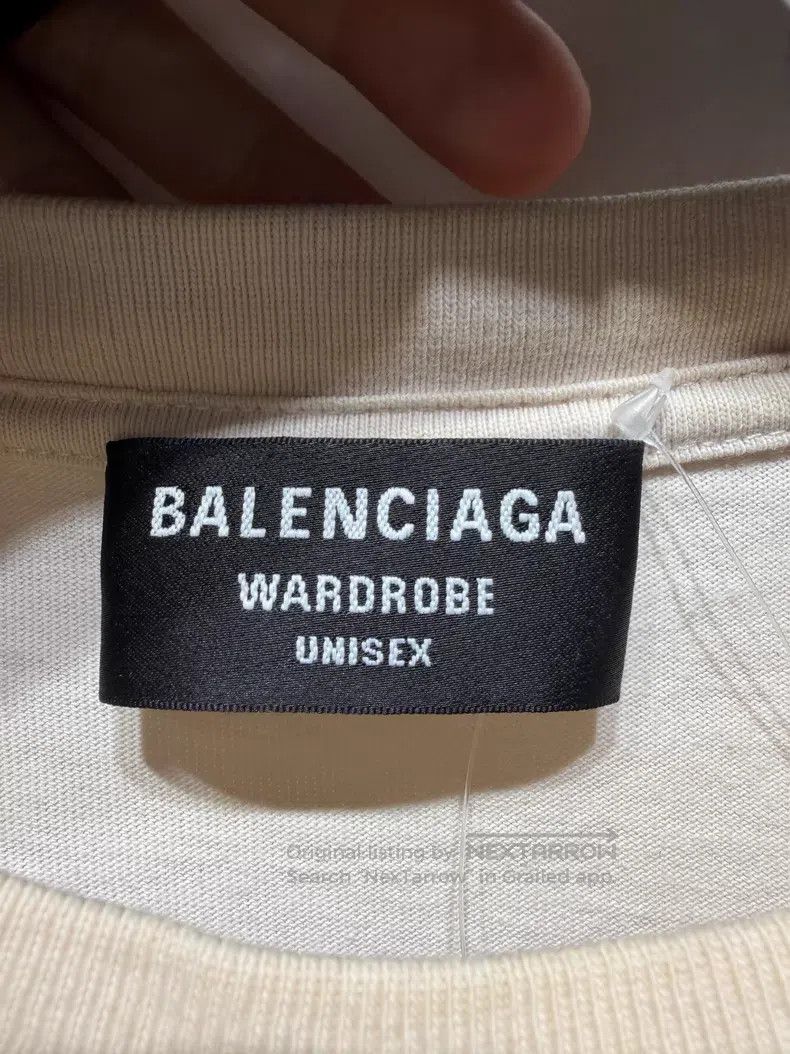 Balenciaga Balenciaga Letter Logo Printed Crew Neck Loose Fit Short S Size US XS / EU 42 / 0 - 3 Thumbnail