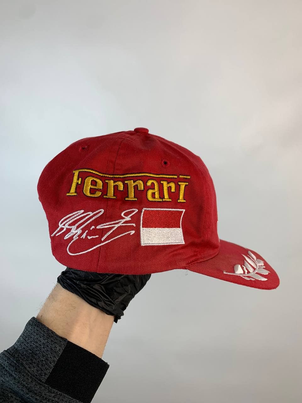 Ferrari × Vintage Vintage 90s Ferrari Michael Schumacher Dekra Cap Size ONE SIZE - 2 Thumbnail