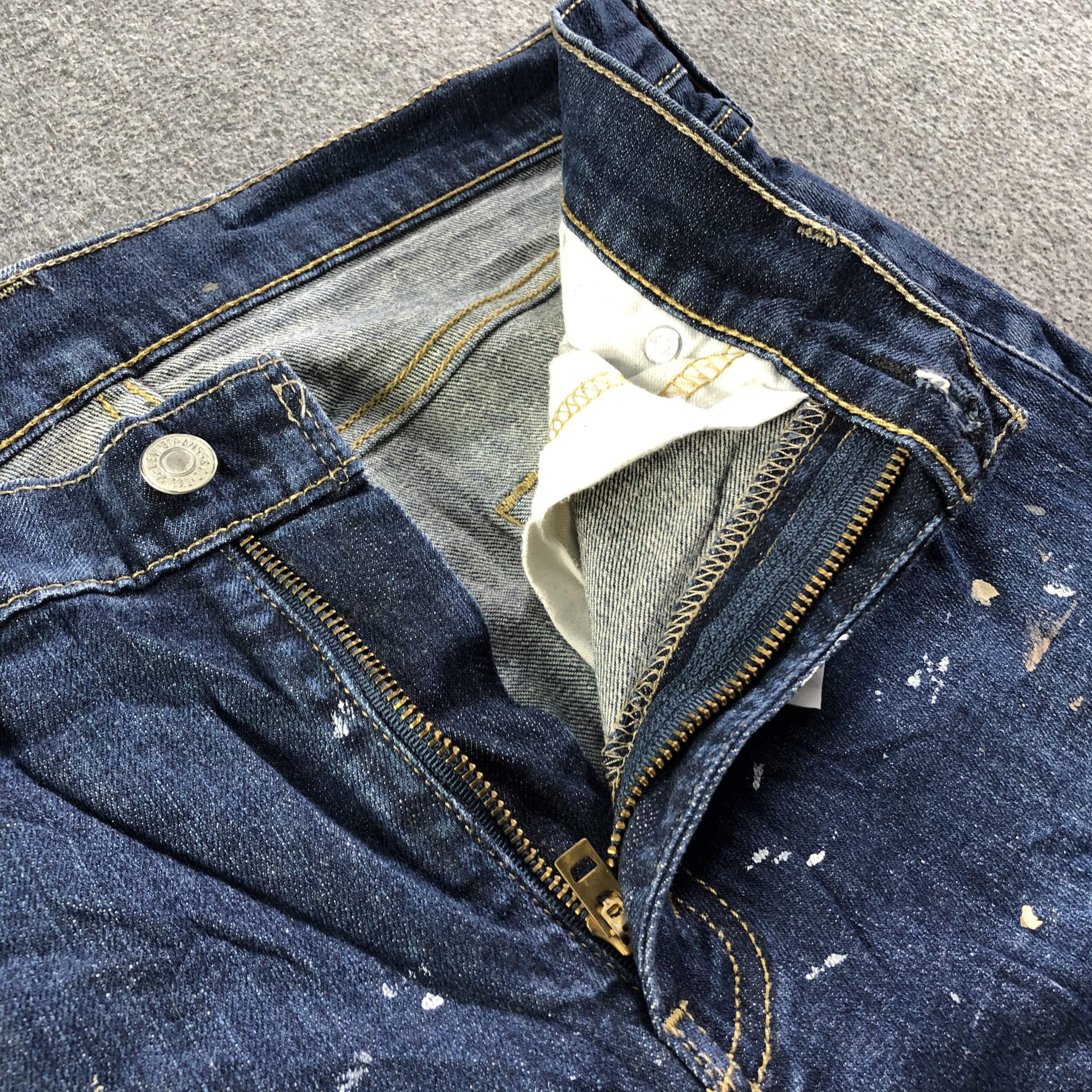 Levi's Vintage Dark Blue Levis 513 Jeans-J3269 Size US 32 / EU 48 - 8 Thumbnail