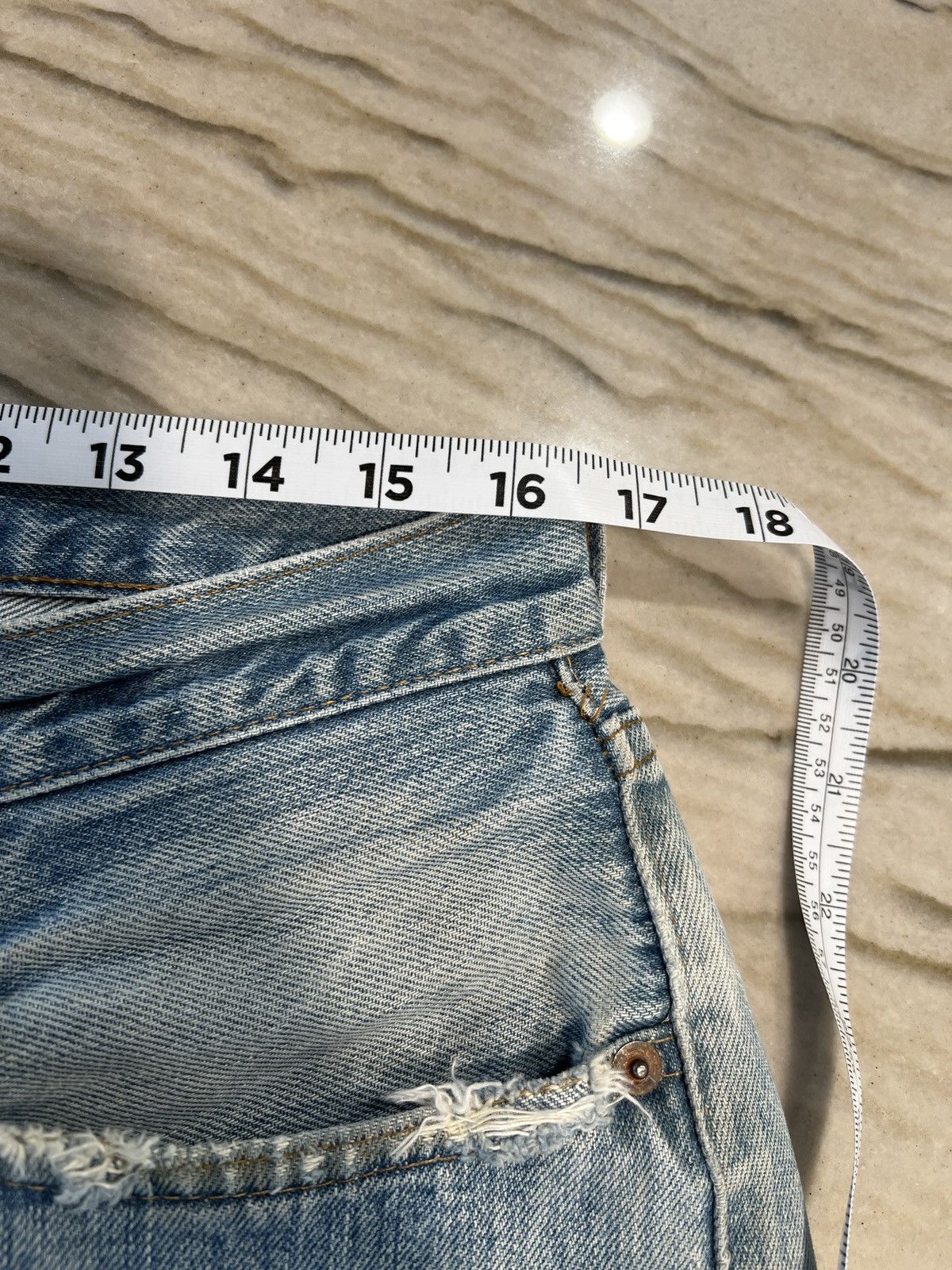 Levi's × Vintage Vintage 80’s Small e Levi’s 501 Selvedge Jeans 524 button Size US 33 - 12 Thumbnail