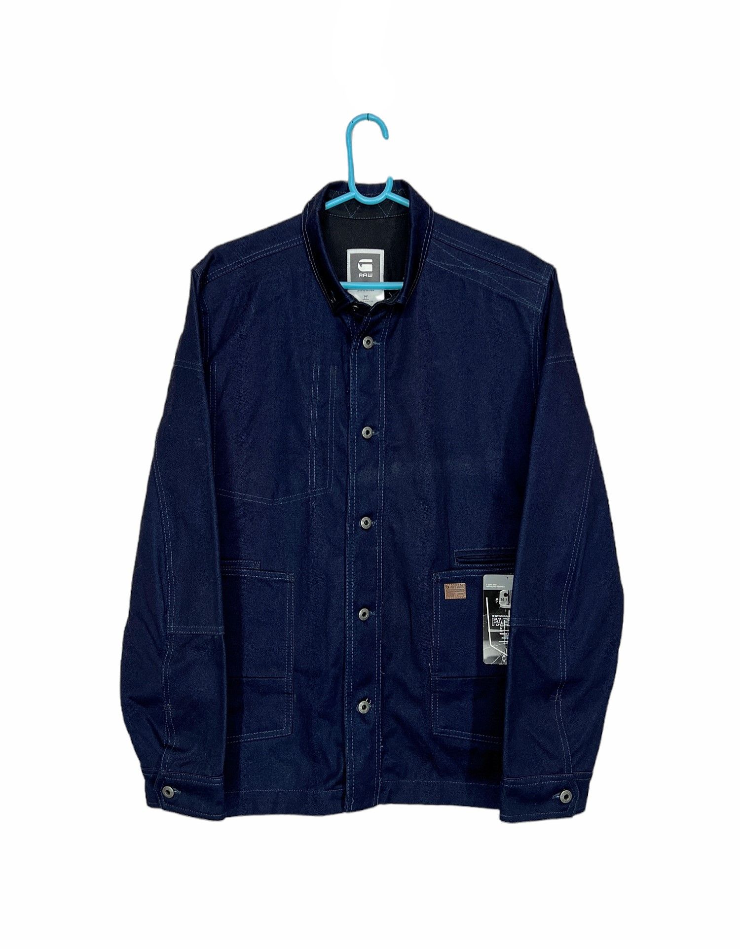 G-Star G-Star Raw Faeros PM Overshirt L/S Denim Jacket Size US L / EU 52-54 / 3 - 2 Thumbnail