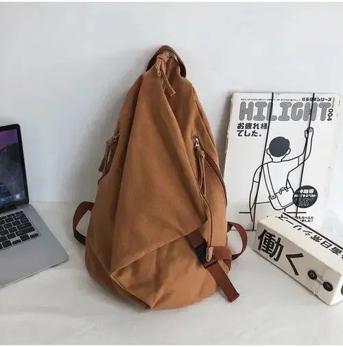 Individualized Shirts × Japanese Brand Fashion Canvas Backpack Bag Vintage Size ONE SIZE - 4 Thumbnail