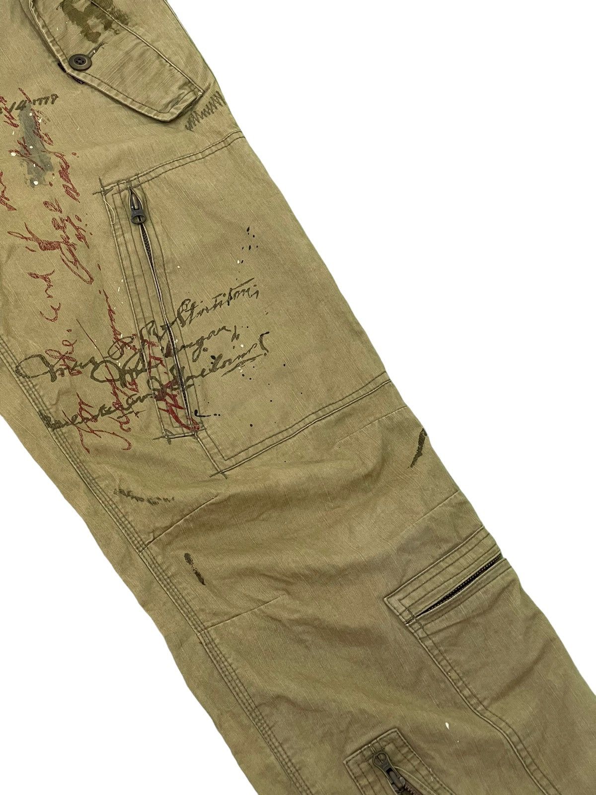 Japanese Brand Loose Cargo 291295 Homme Multi Pockets Boro 6🟦7 Size US 34 / EU 50 - 7 Thumbnail
