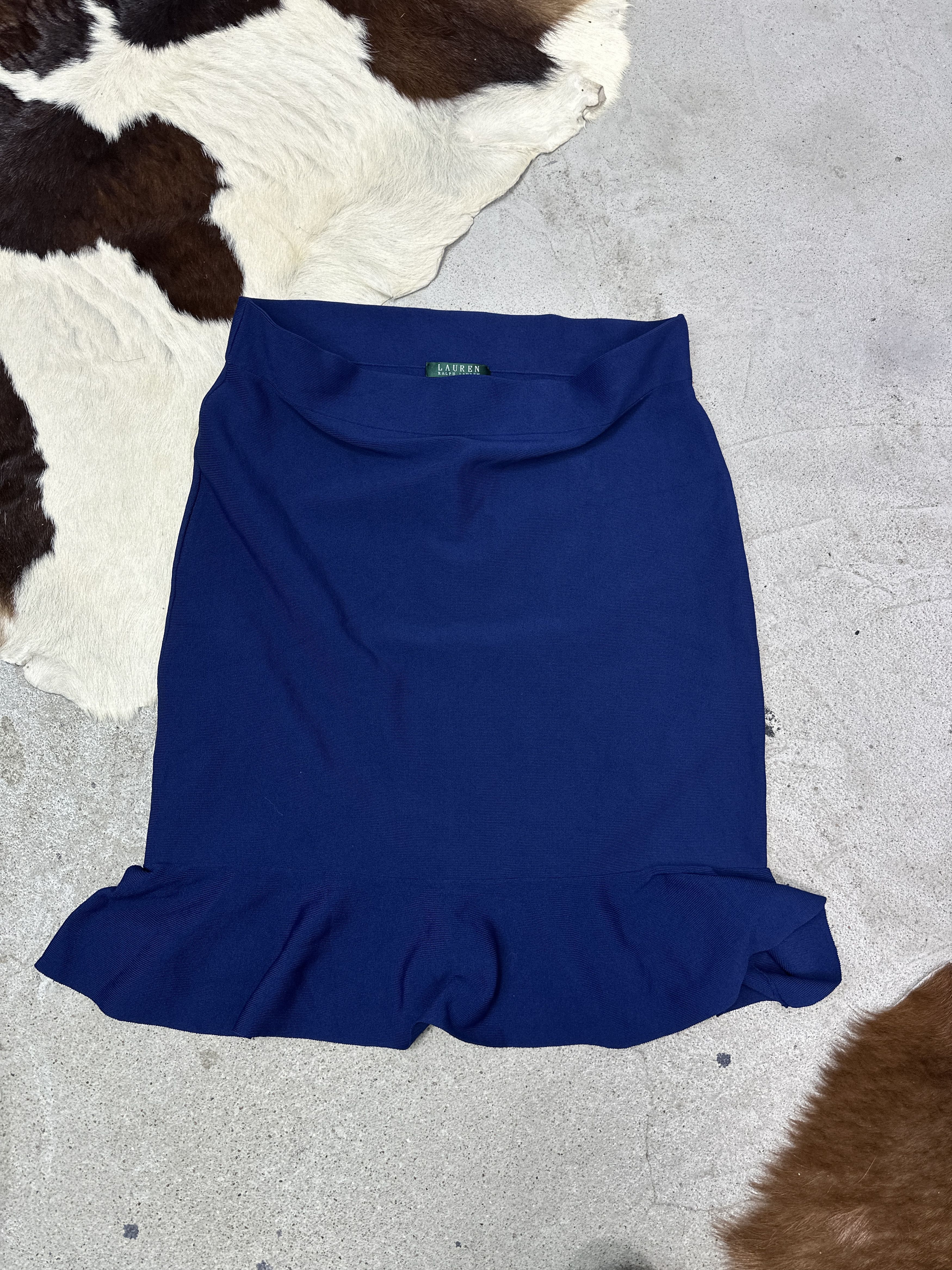 Ralph Lauren Vintage Old Money Ralph Lauren Siren Frilly Midi Skirt Y2K Size 26" / US 2 / IT 38 - 2 Thumbnail