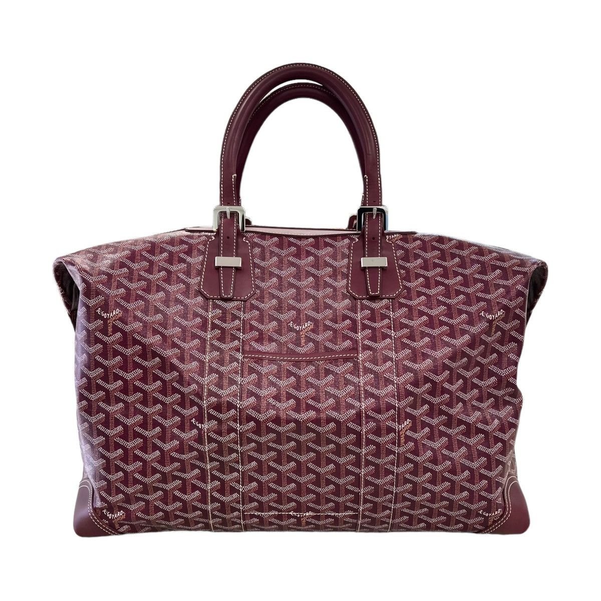 image of Goyard Boeing 45 Duffle Bag in Bordeaux, Men's