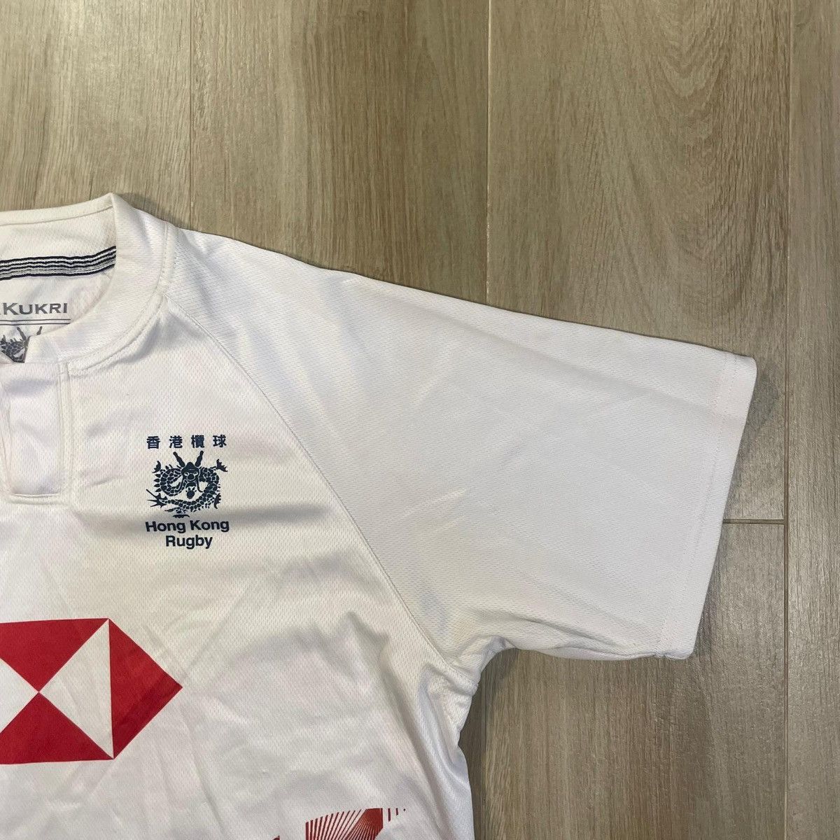 Other Hong Kong Rugby Kukri white red shirt jersey tee t-shirt Size US L / EU 52-54 / 3 - 4 Thumbnail
