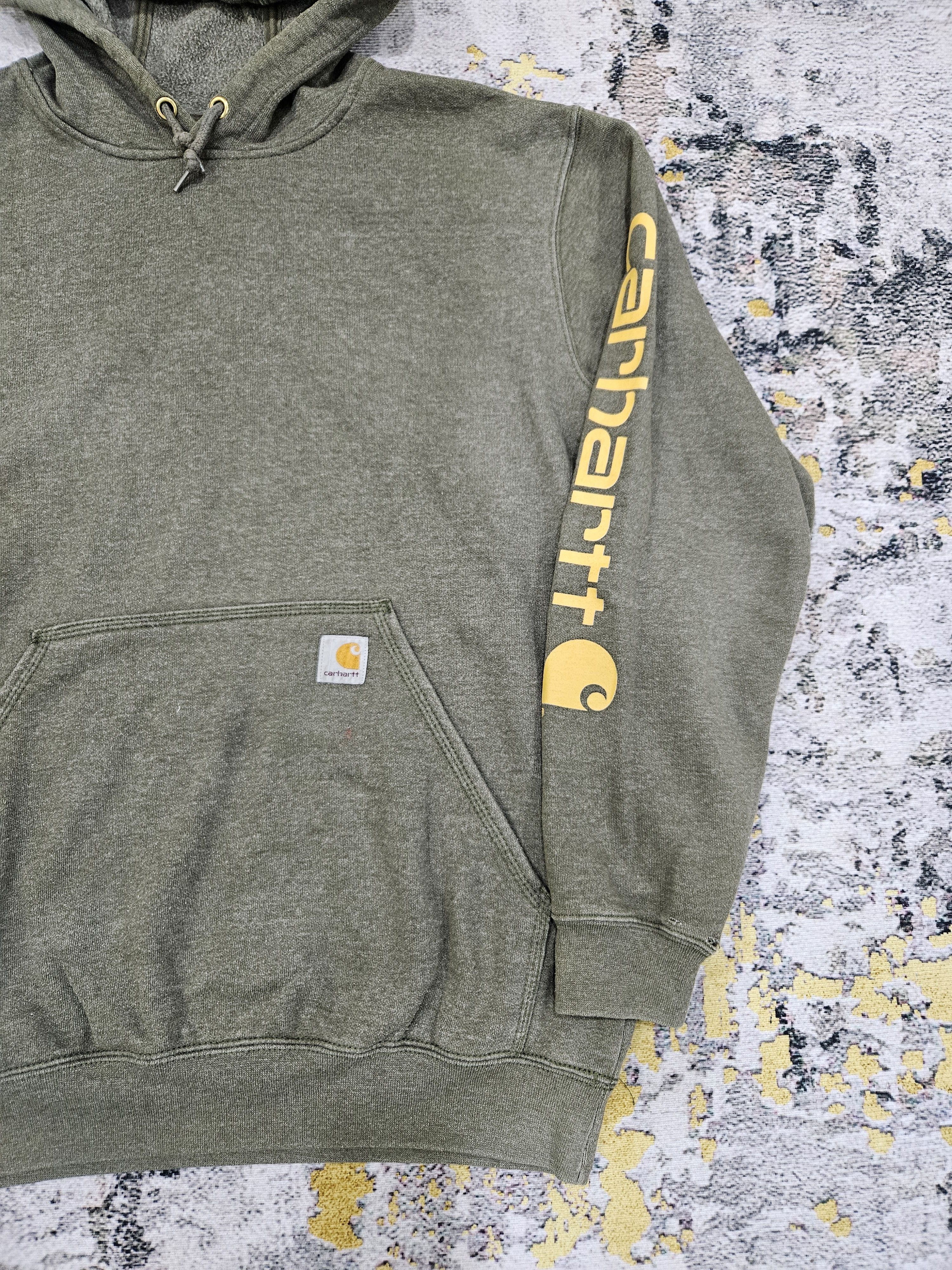 Carhartt Carhartt Hooded - Classic Arm Logo (Olive/Army Green) Size US M / EU 48-50 / 2 - 5 Thumbnail