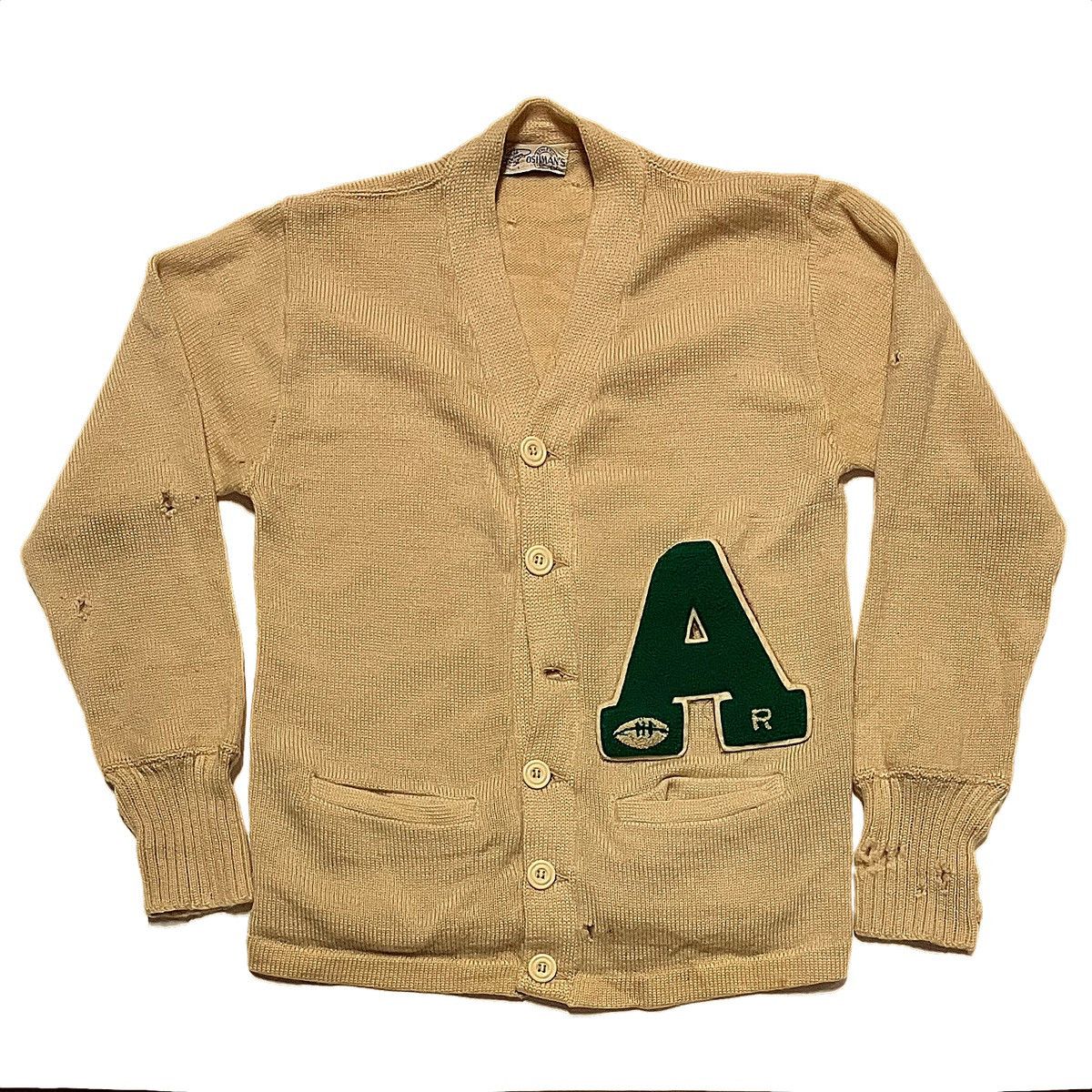Vintage Vintage Letterman Sweater Size US M / EU 48-50 / 2 - 1 Thumbnail