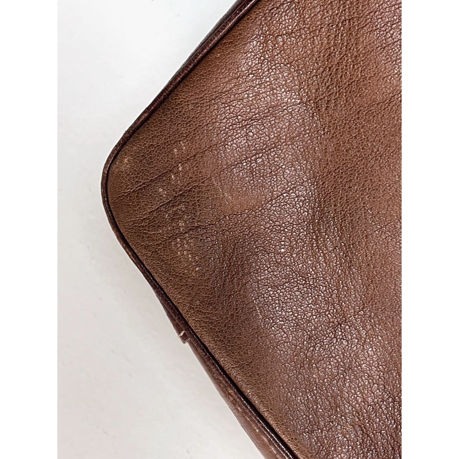 Vintage WILSONS LEATHER Brown Medium Messenger Bag Magnetic Closure VGUC Mens Size ONE SIZE - 7 Thumbnail