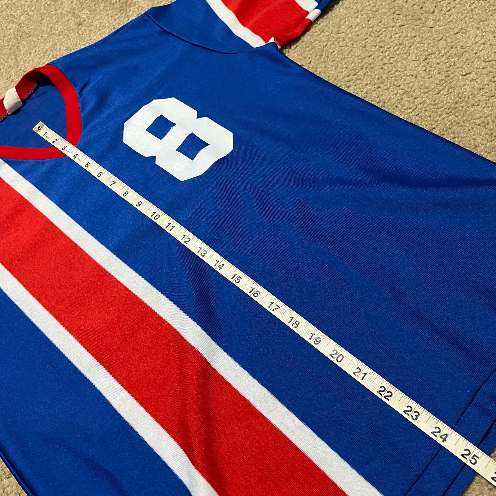 Other Vintage 80s Southern Athletic Blue/Red/White Soccer Jersey Size US L / EU 52-54 / 3 - 4 Thumbnail