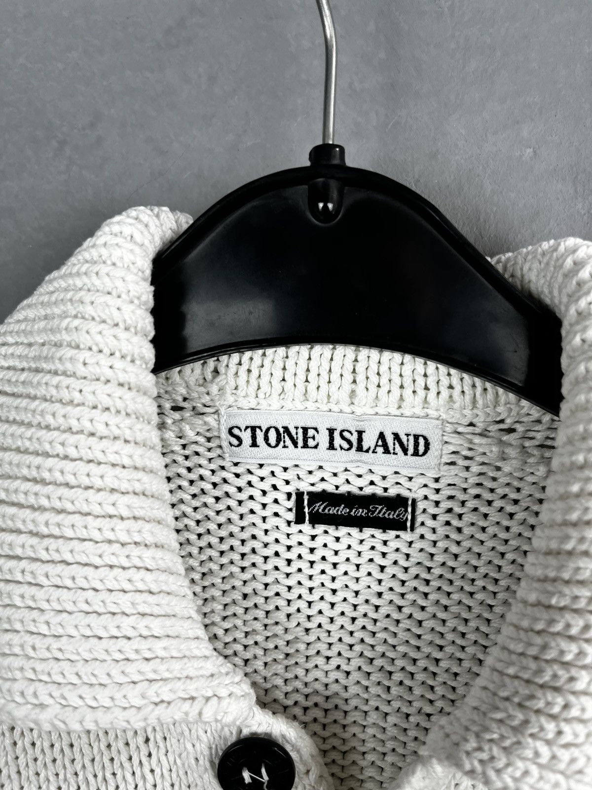 Stone Island × Vintage Stone Island SS 1998 Half Button Knit Size US S / EU 44-46 / 1 - 6 Thumbnail