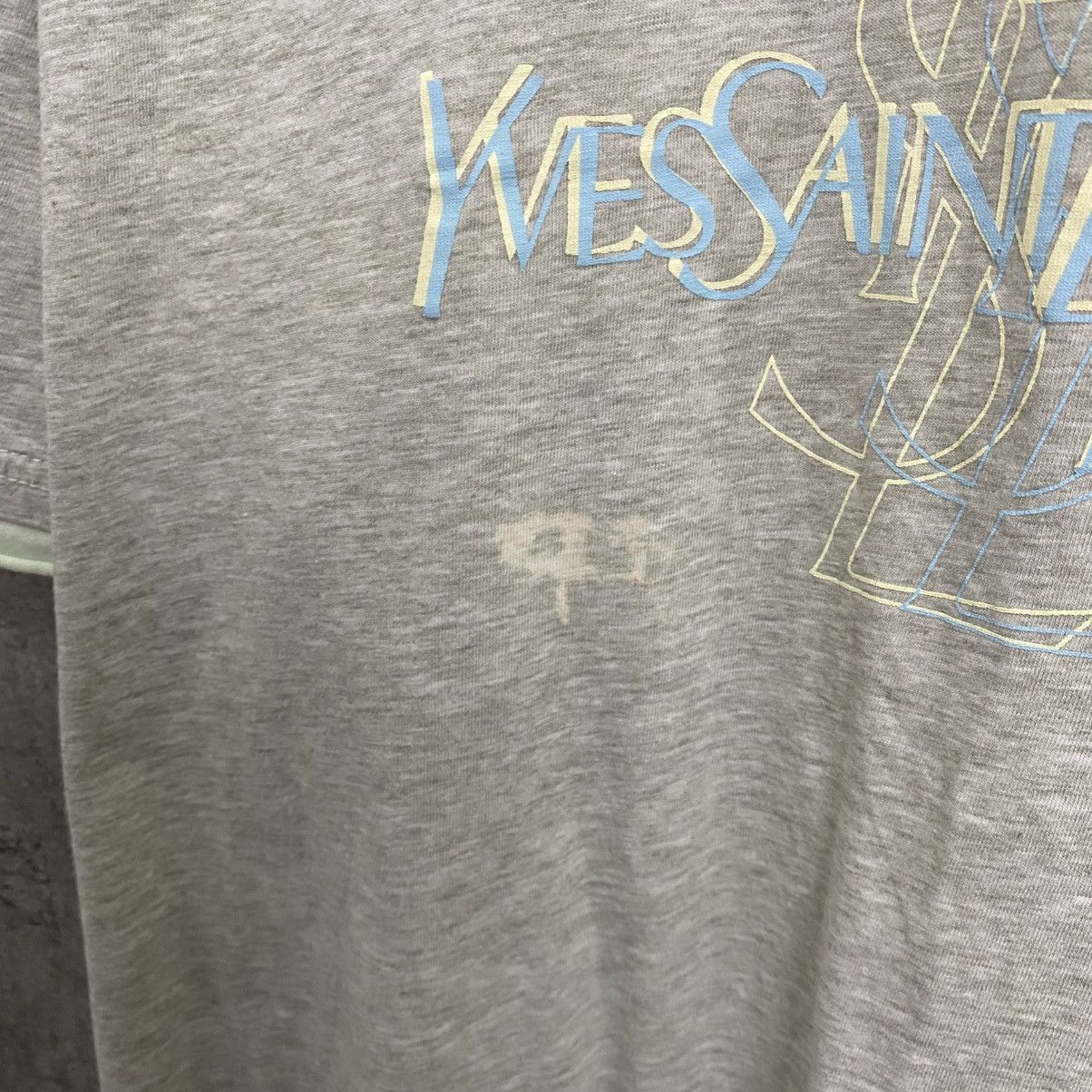 Yves Saint Laurent Vintage Yves Saint Laurent T-Shirt Big Logo YSL Size US XL / EU 56 / 4 - 6 Thumbnail