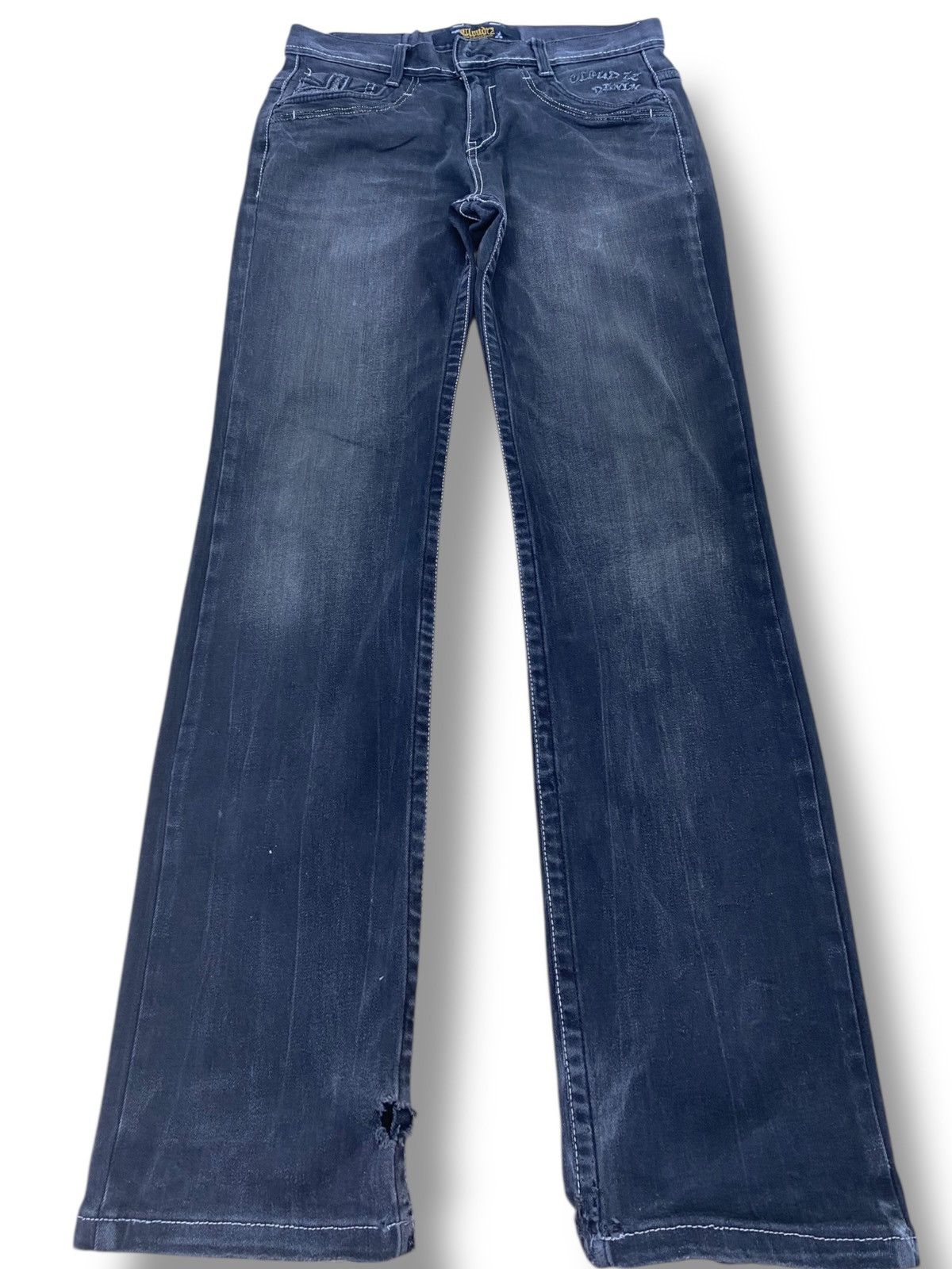 Japanese Brand Japanese Brand Dark Faded Wash Style Straight Cut Jeans Size US 32 / EU 48 - 1 Thumbnail