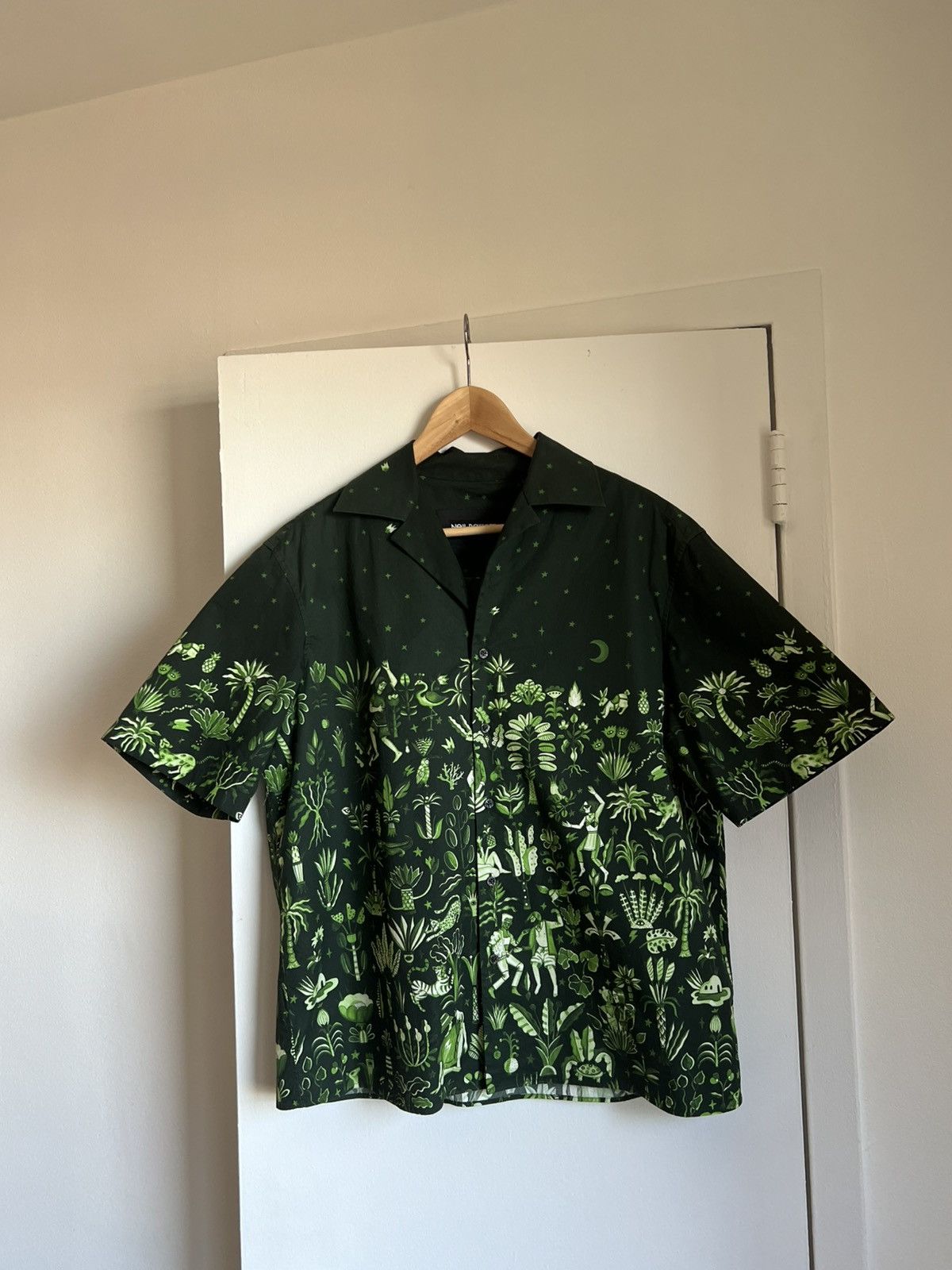 Neil Barrett Neil Barrett Dancing in the moonlight bowling shirt Size US M / EU 48-50 / 2 - 1 Thumbnail