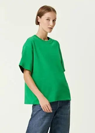 Bottega Veneta o1n1vont1224 T-Shirt in Black & Green Size XXS / US 00 / IT 34 - 4 Thumbnail