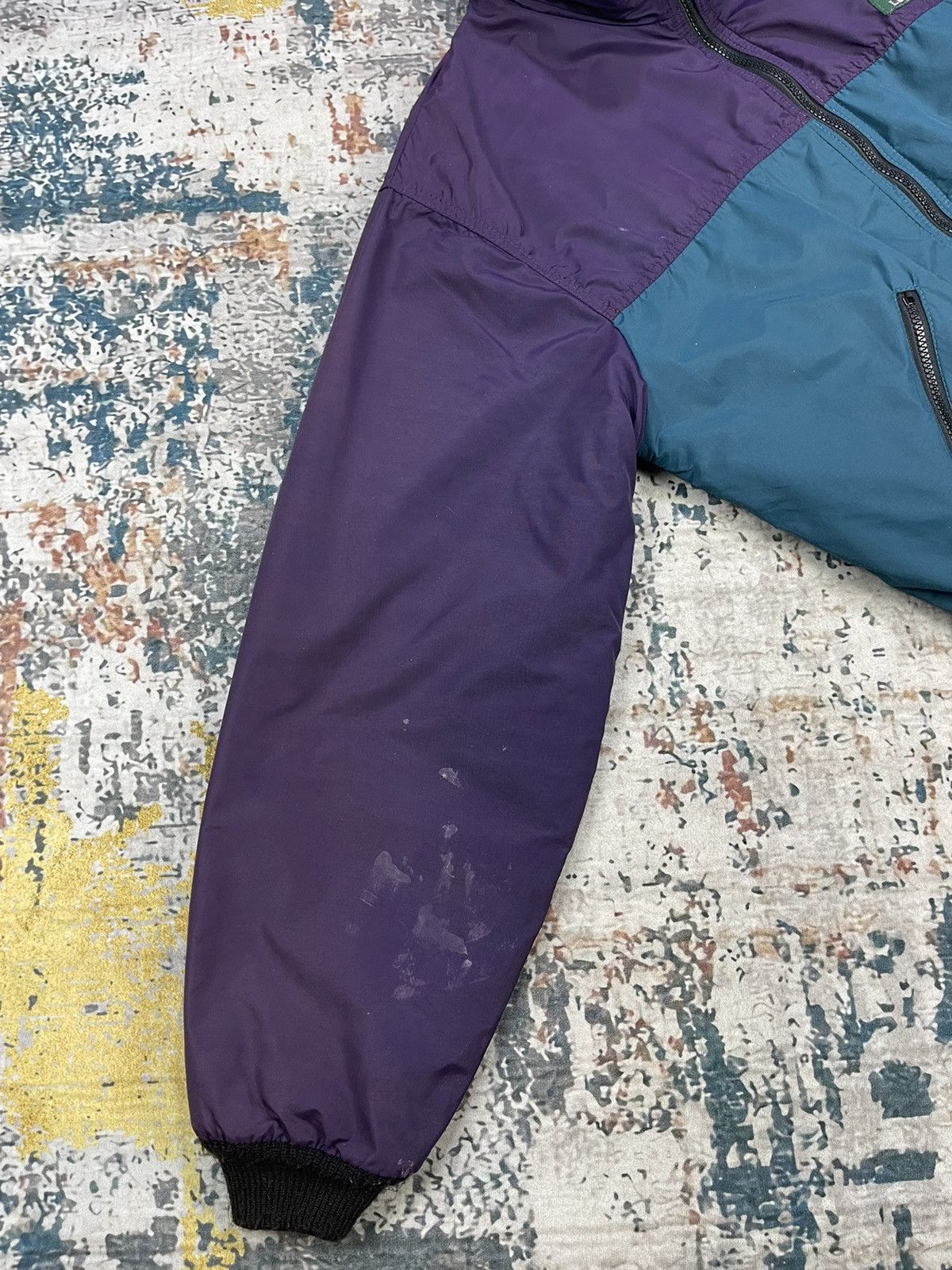 L.L. Bean Vtg LL Bean Navajo Lining Nylon Shell Outdoor Jackets Size US S / EU 44-46 / 1 - 4 Thumbnail