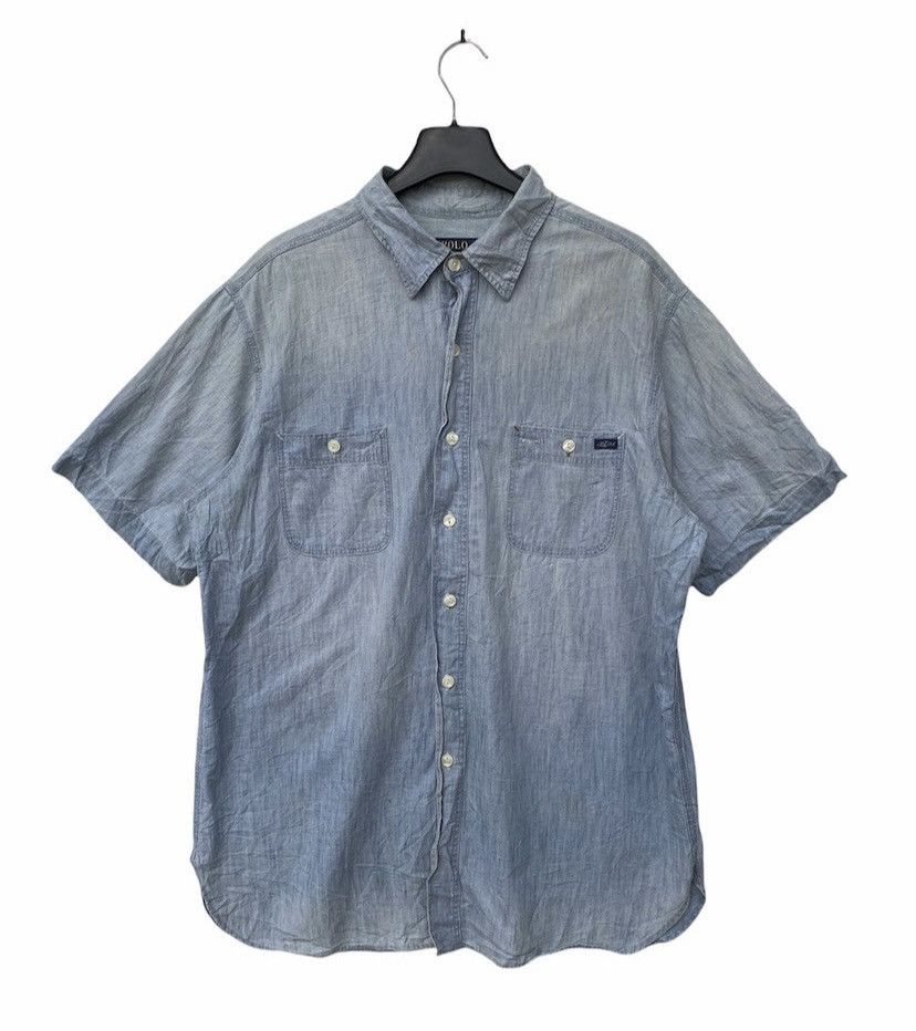 Polo Ralph Lauren × Ralph Lauren Vintage Polo Ralph Lauren Button Up Shirt Size US L / EU 52-54 / 3 - 1 Thumbnail