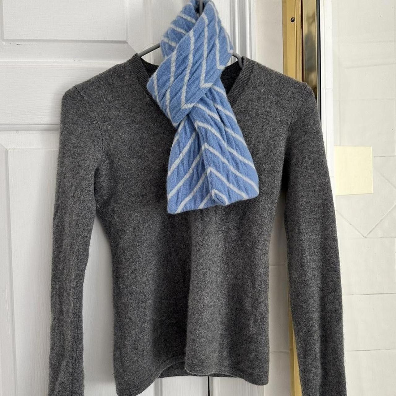 Express Express Kid's Blue and White Scarf-wrap Size ONE SIZE - 1 Thumbnail